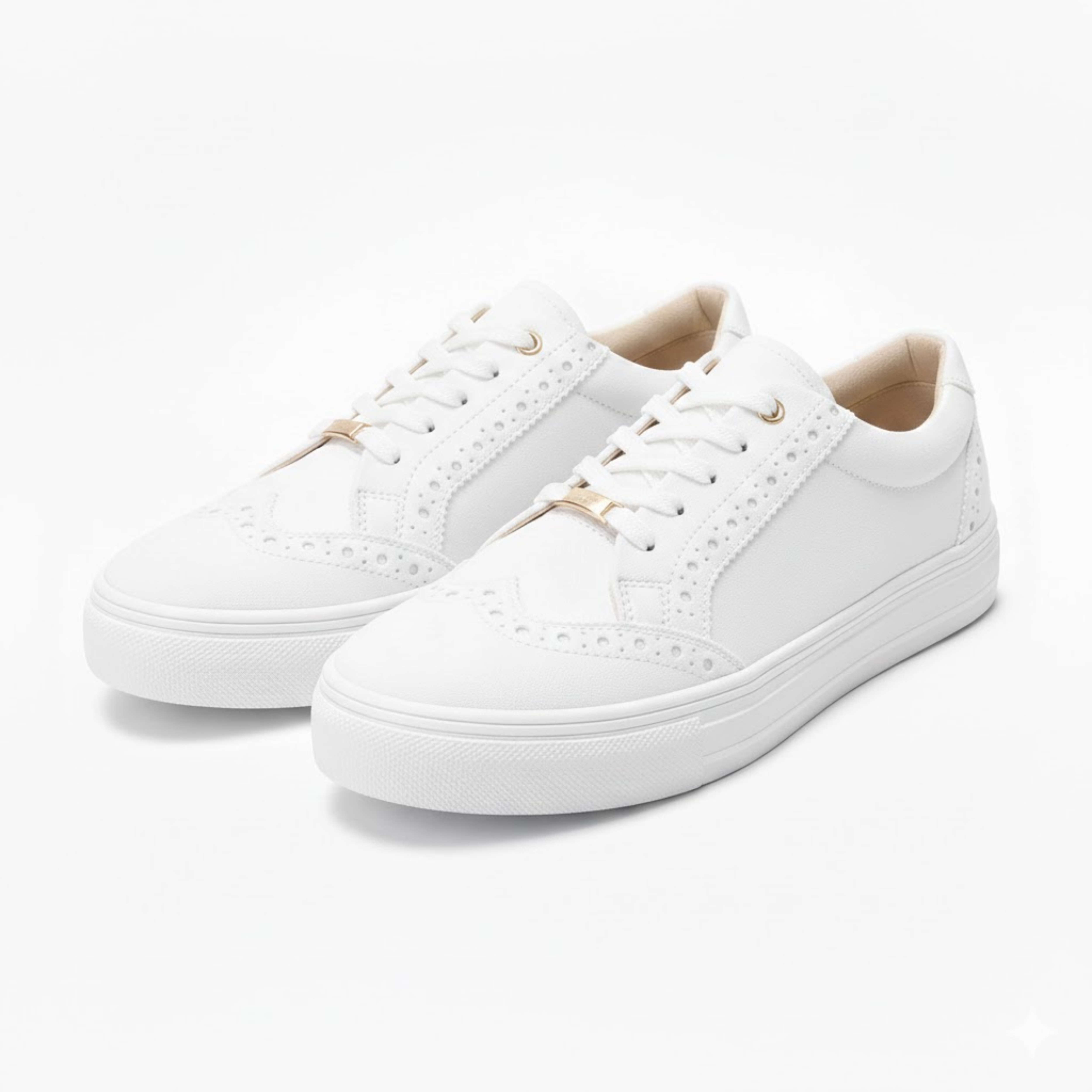 Women's Casual Lace Up Loafers Round Toe Flat Shoes with Durable PVC Sole