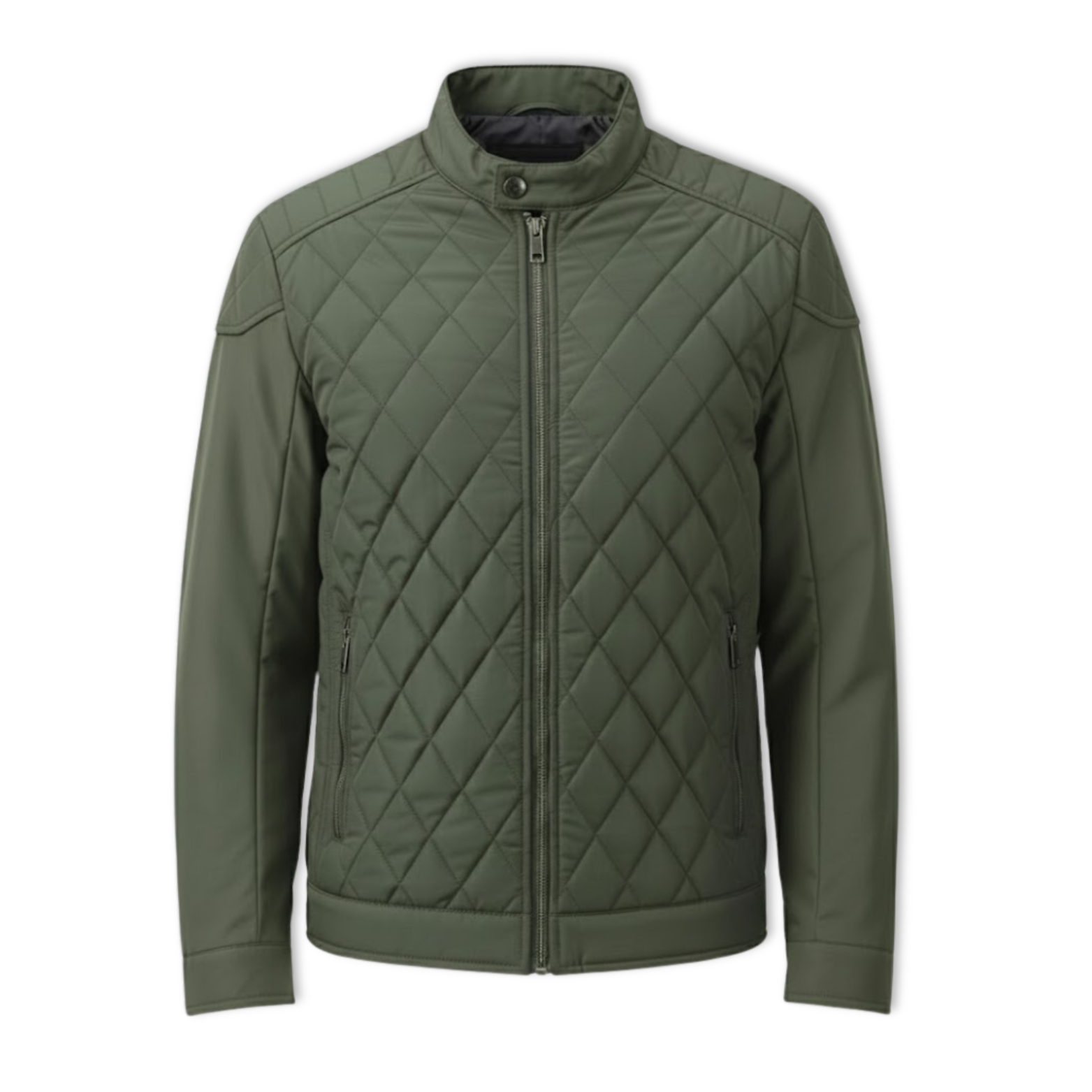 Men's Retro Slim Fit Cotton-Padded Bomber