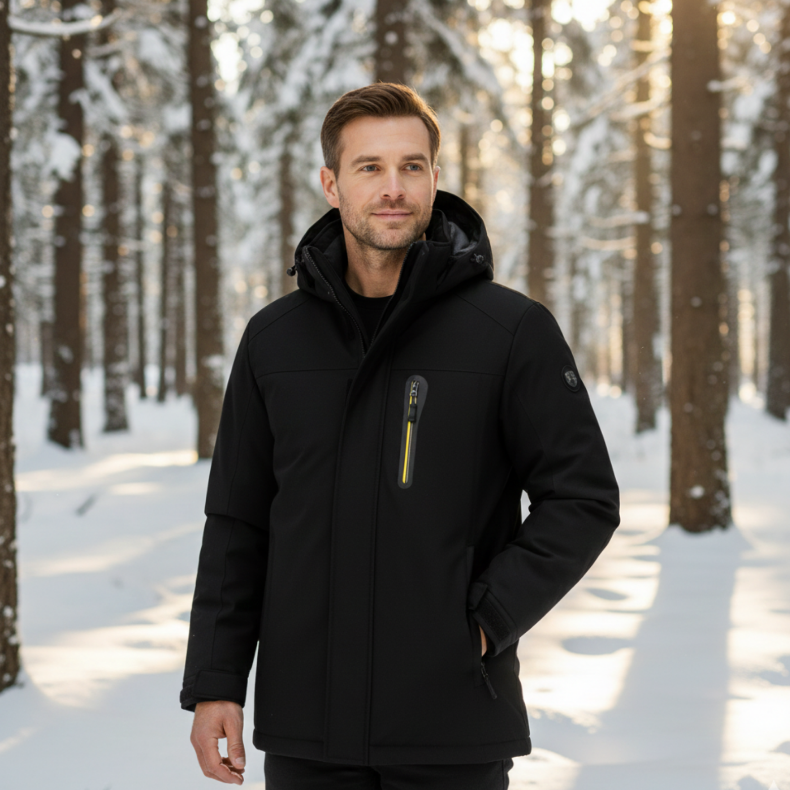 Men's Winter Fleece Lined Waterproof Parka