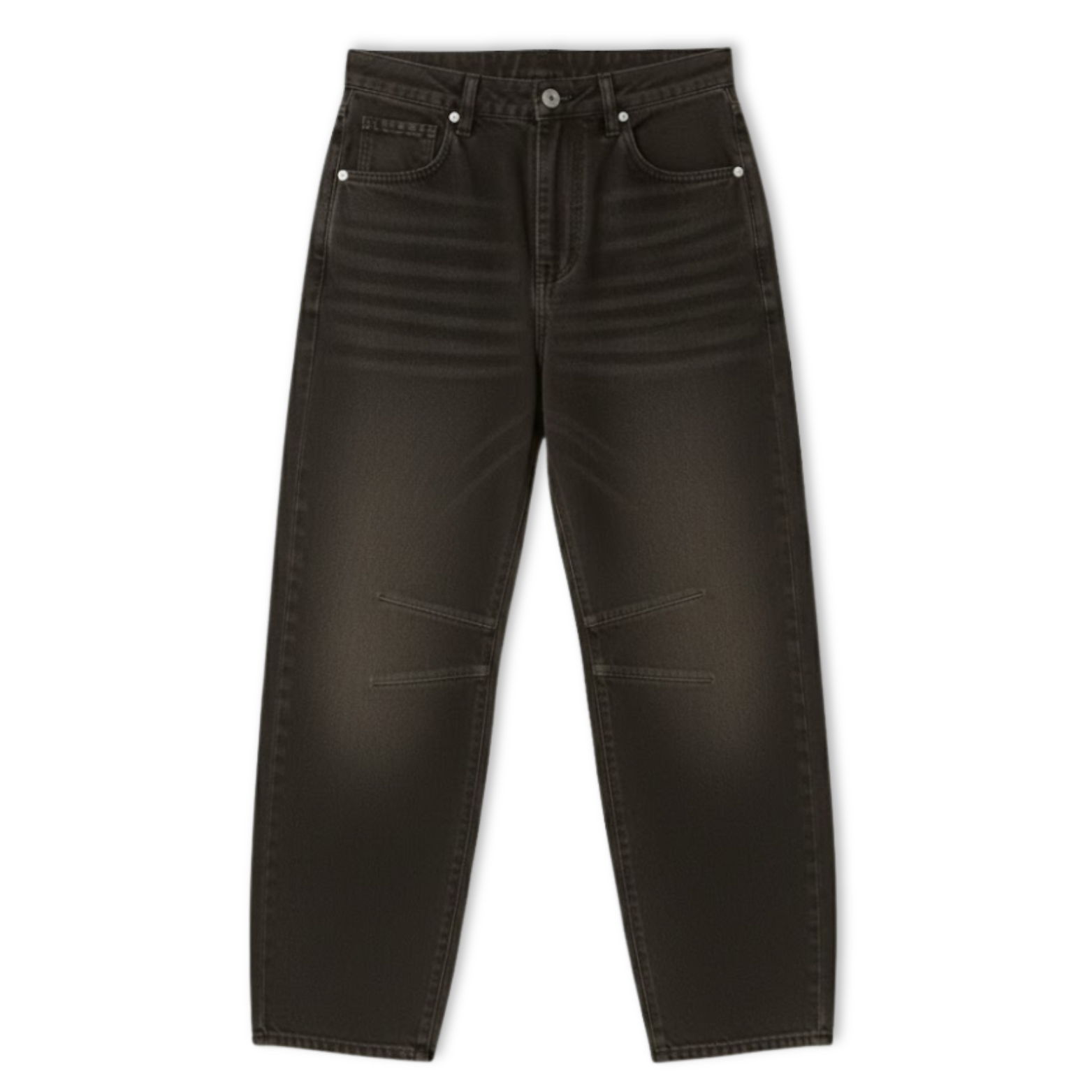 Women Vintage American Style Denim Jeans Splicing Straight Pants