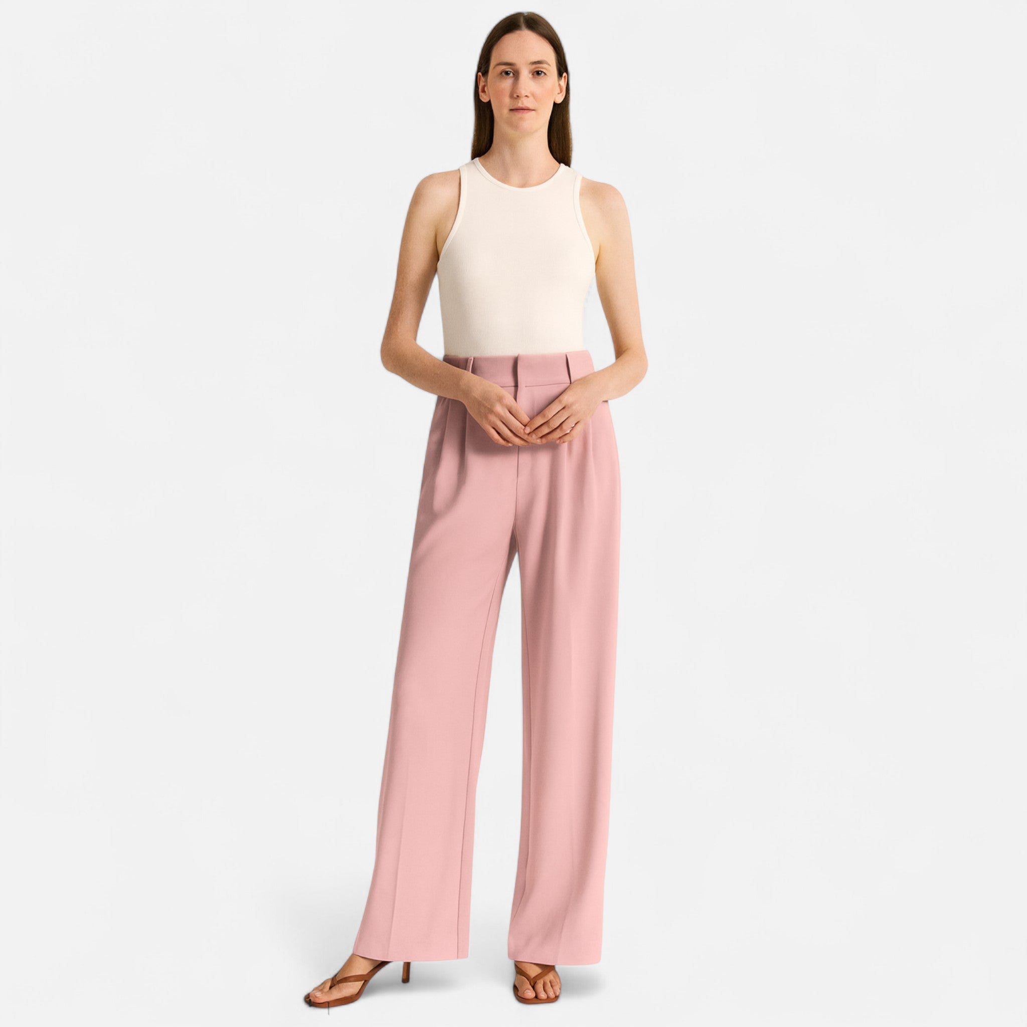 Veroux Mode | Women’s Wide-Leg Trousers – Flowing Silhouette, Tailored Grace