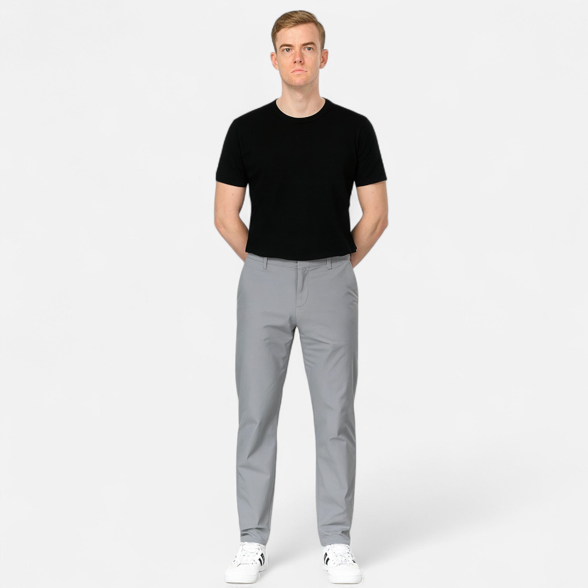 Veroux Mode | Men’s Tailored Chino Trousers – Everyday Elegance, Refined Versatility