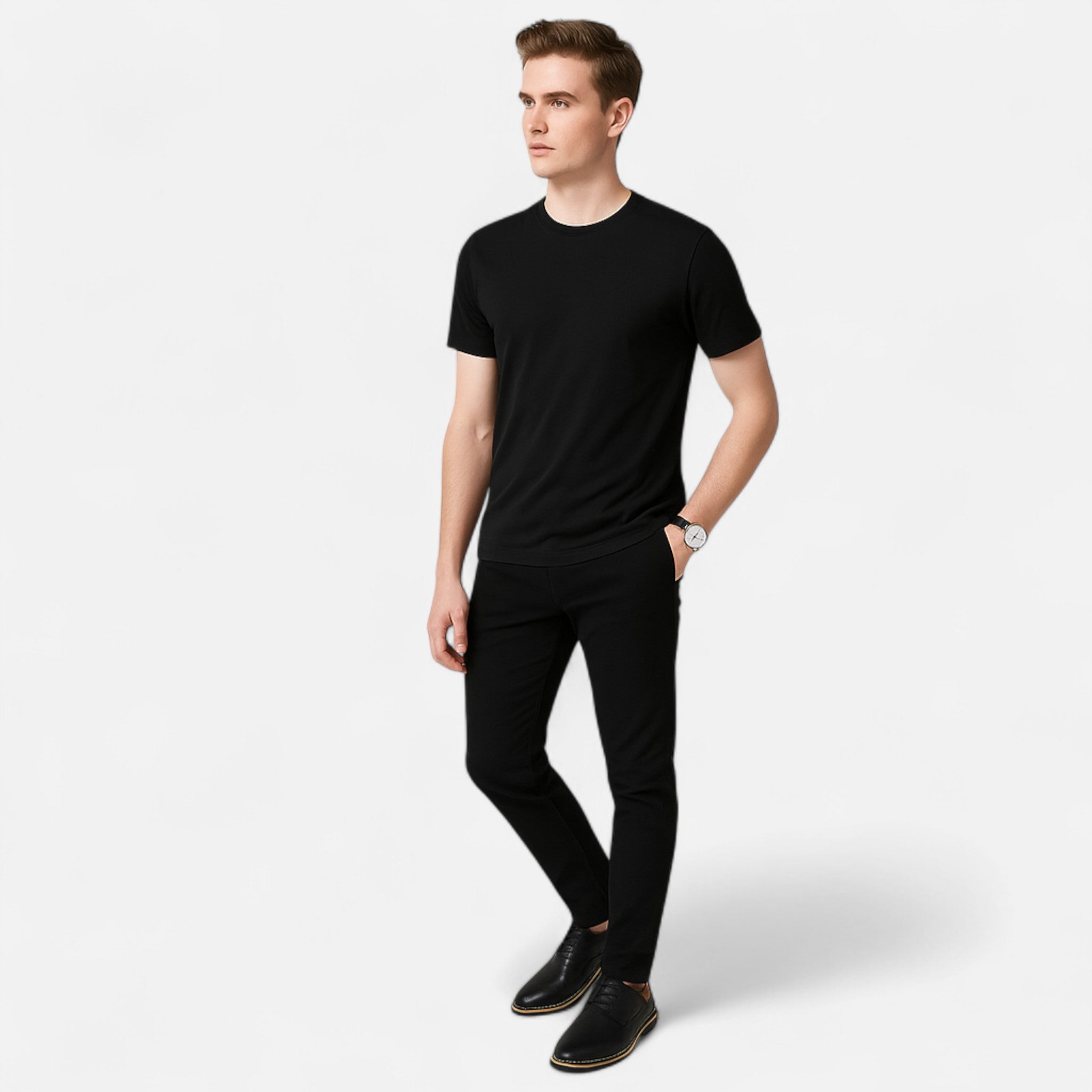 Veroux Mode | Men’s Classic Leather Oxfords