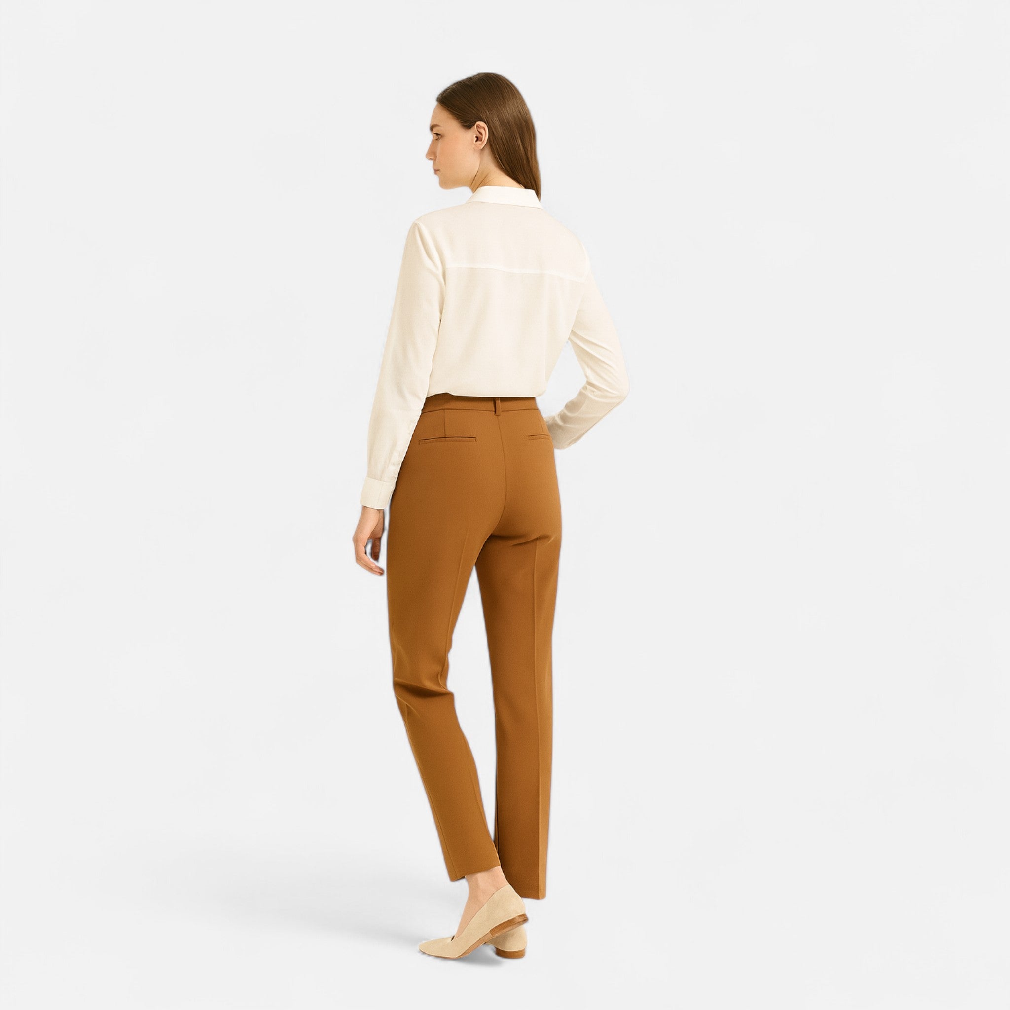 Veroux Mode | Women’s Elegant High Waist Trousers