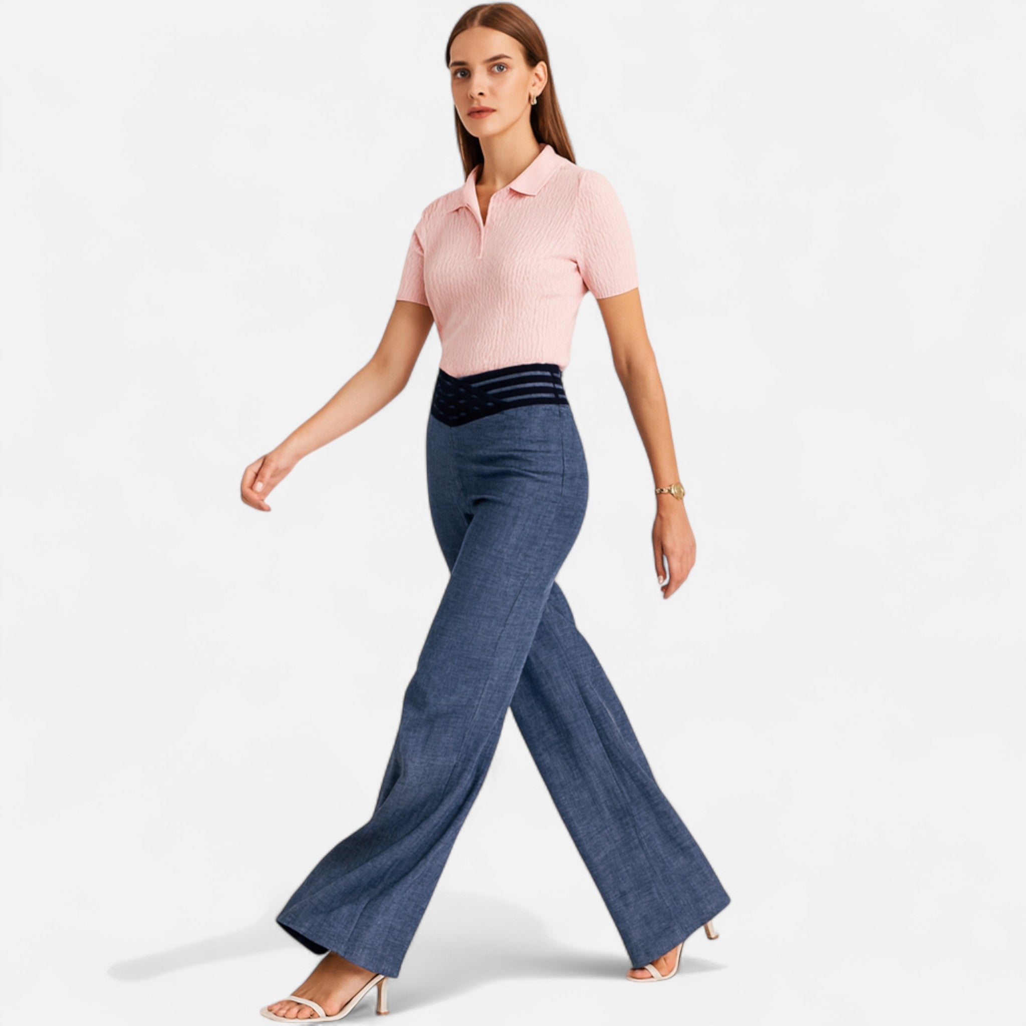 Veroux Mode | Women’s Elegant Wide-Leg Trousers