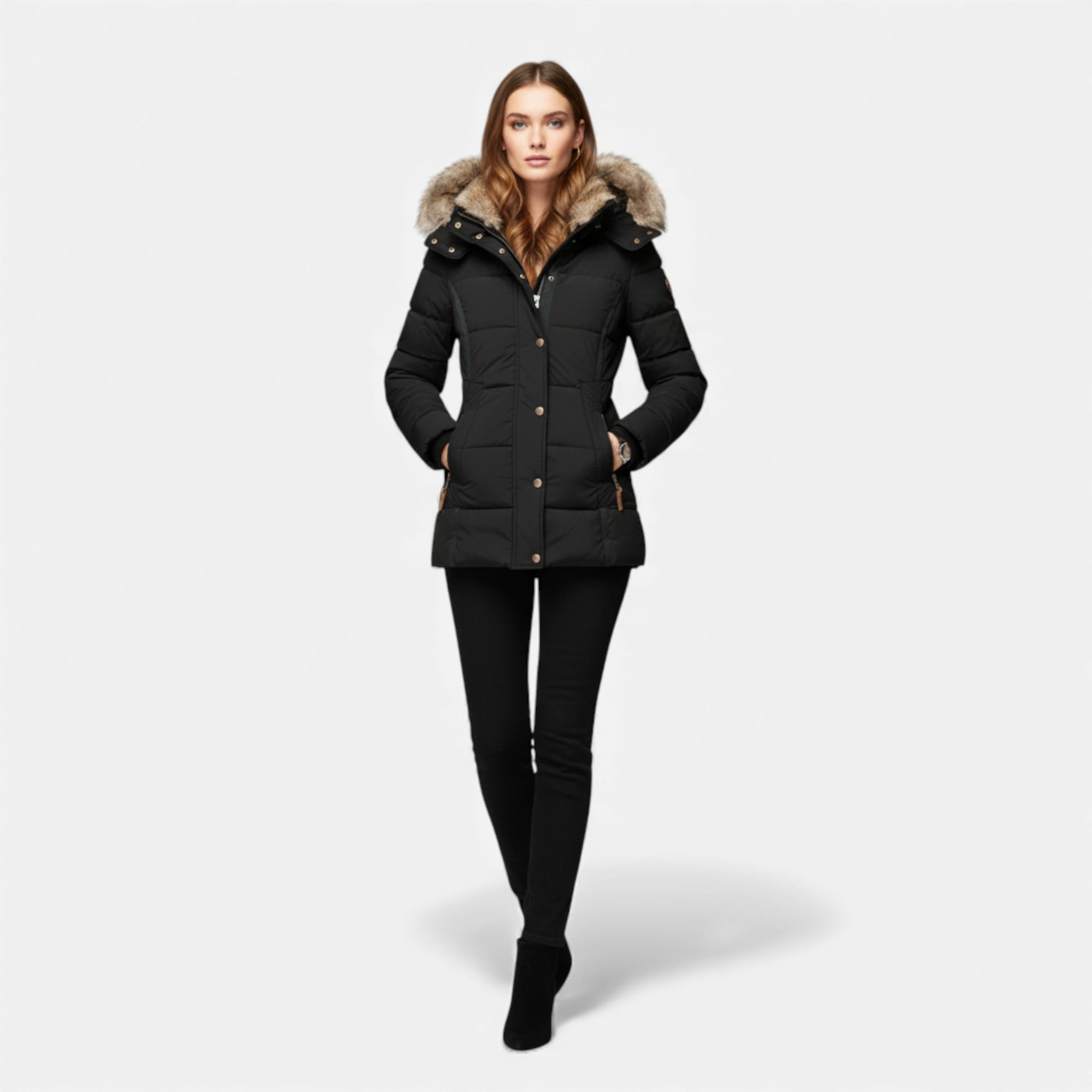 Veroux Mode | Women’s Insulated Parka Coat – Winter Heritage Warmth