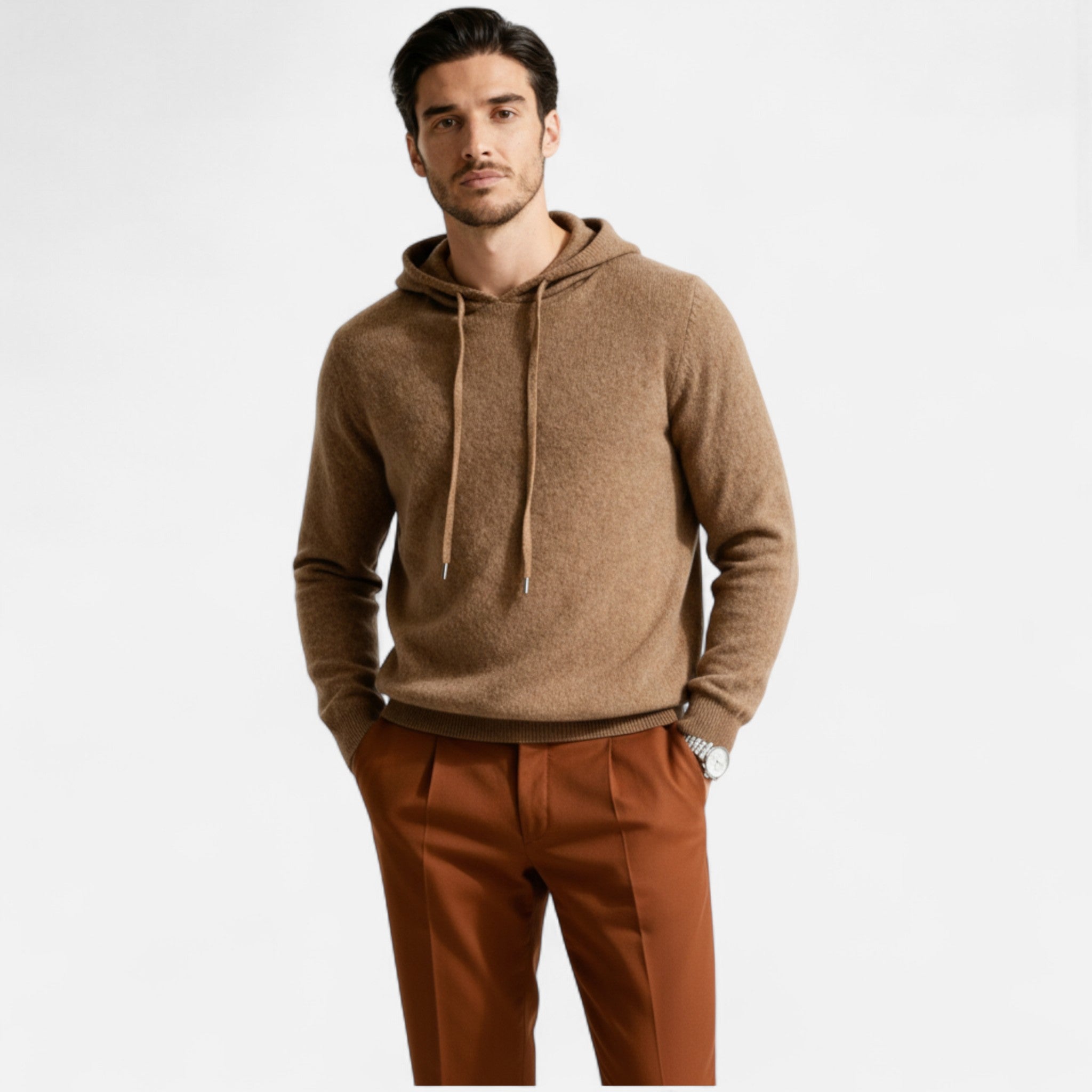 Veroux Mode | Men’s 100% Cashmere Hoodie