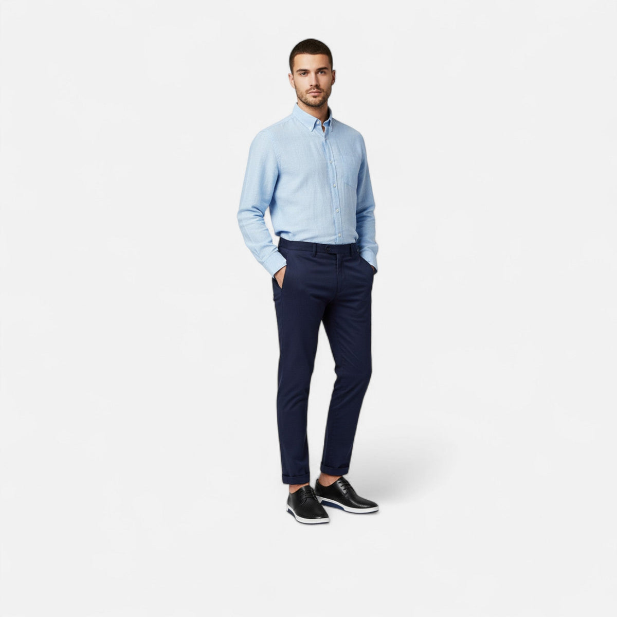 Veroux Mode | Men’s Classic Oxford Dress Shoes