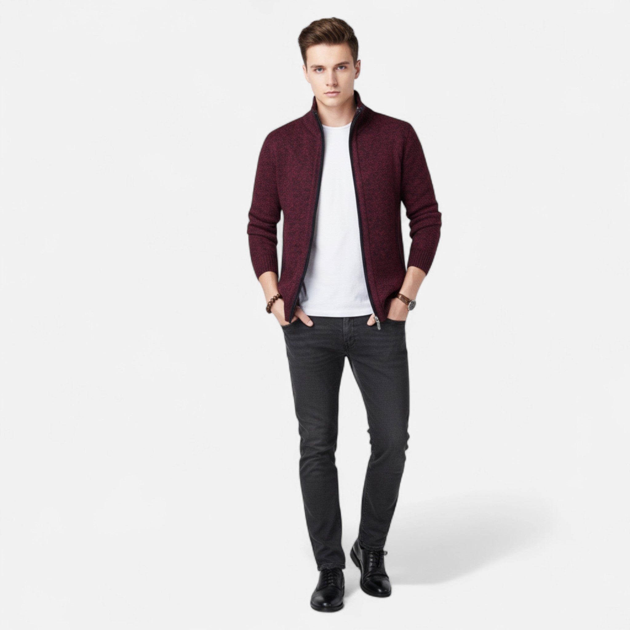 Veroux Mode | Men’s Slim Fit Cotton Winter Jacket
