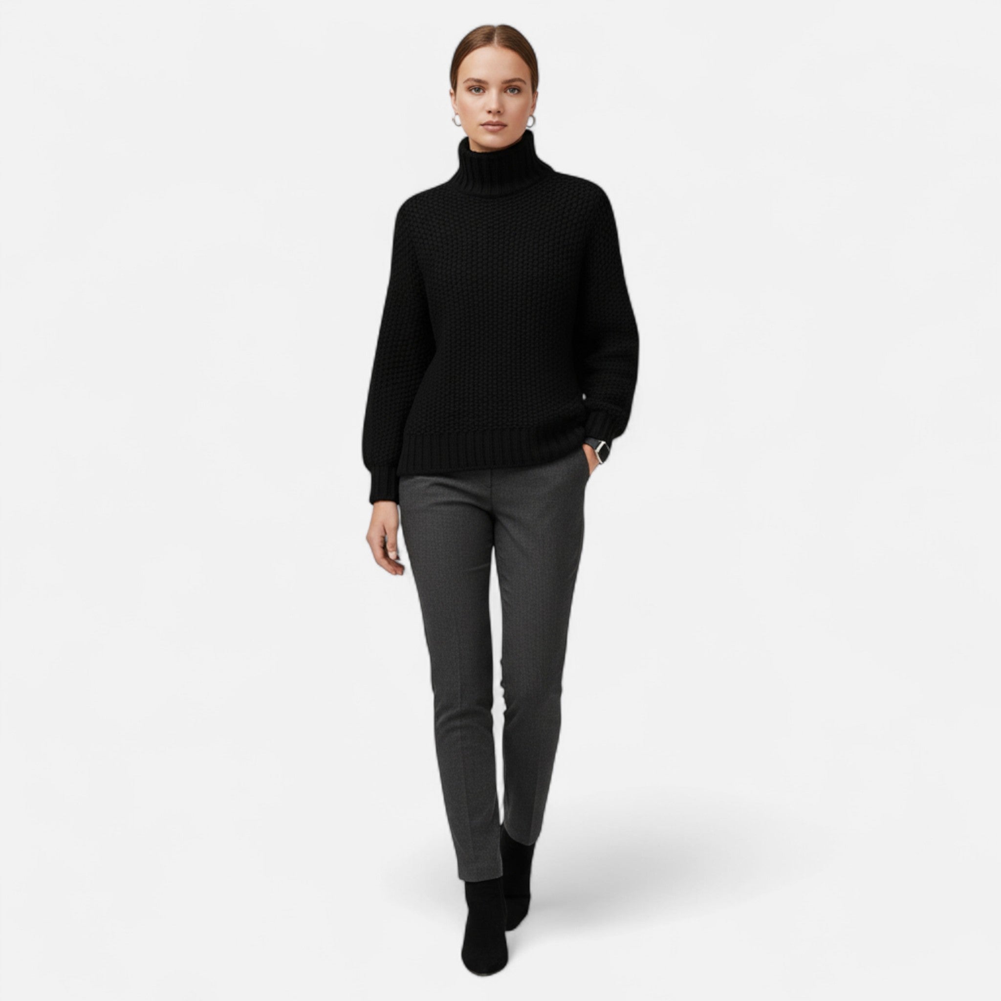 Veroux Mode | Women’s Knit Sweater – Timeless Everyday Elegance
