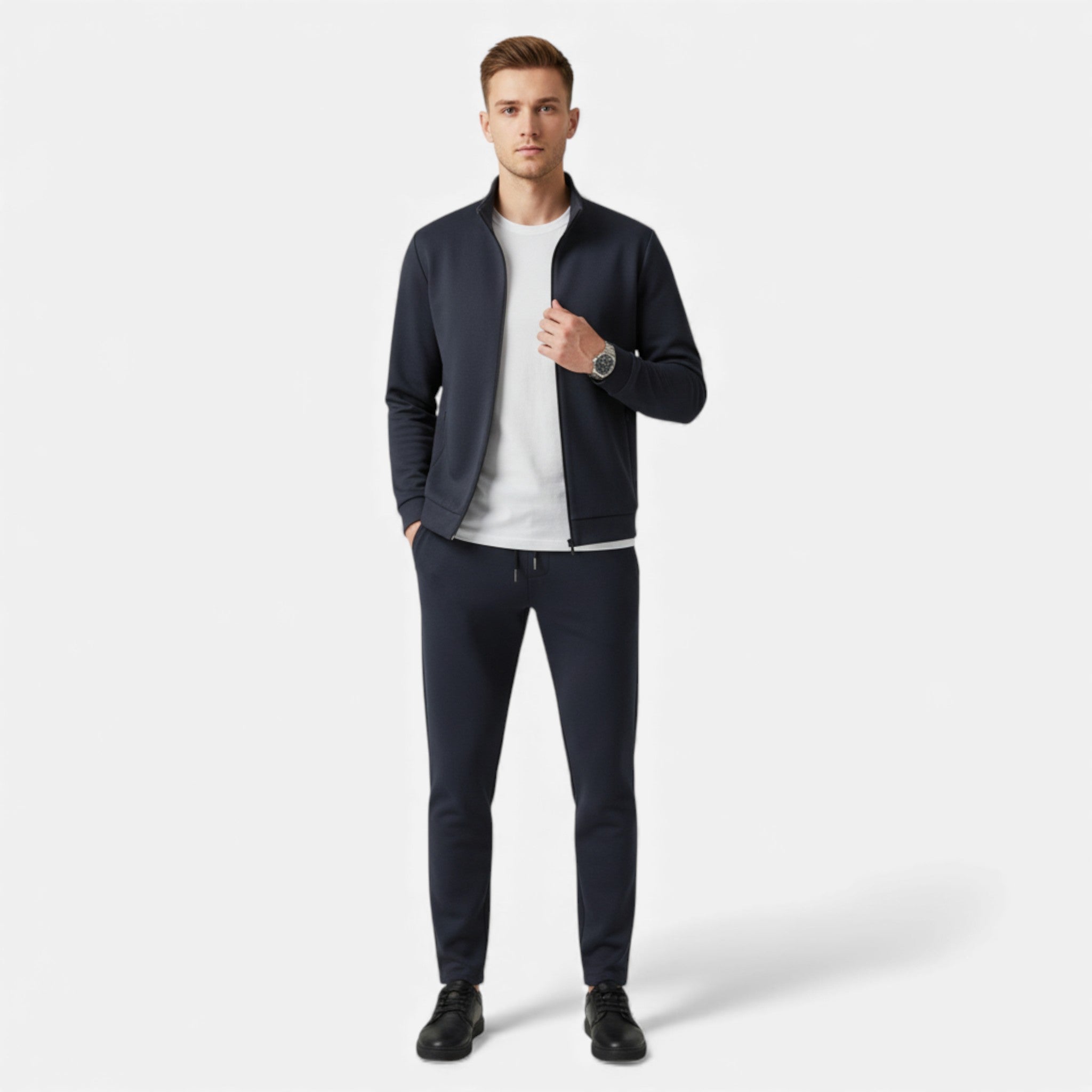 Veroux Mode | Men’s Sleek Tracksuit Set – Barnaby Edition