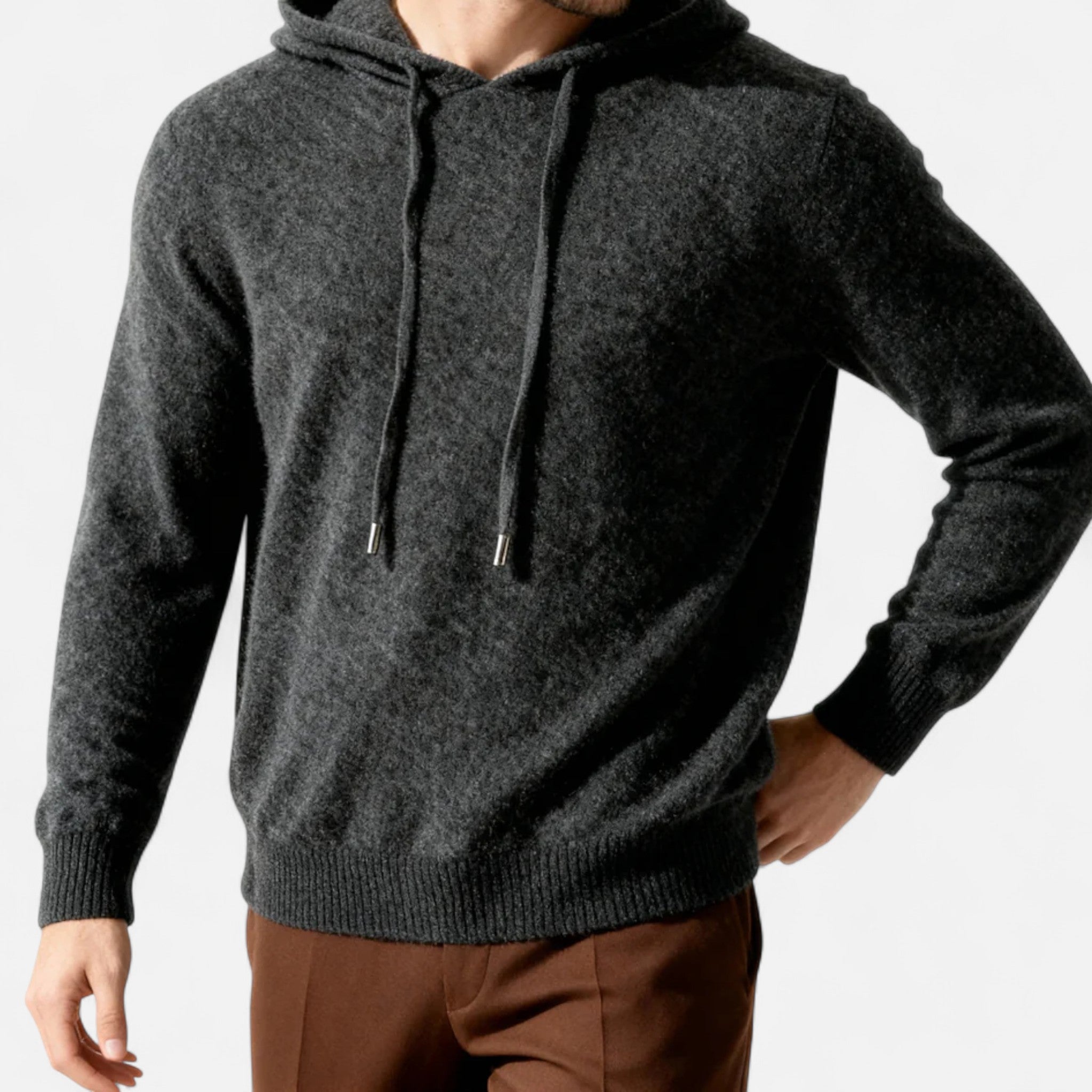 Veroux Mode | Men’s 100% Cashmere Hoodie