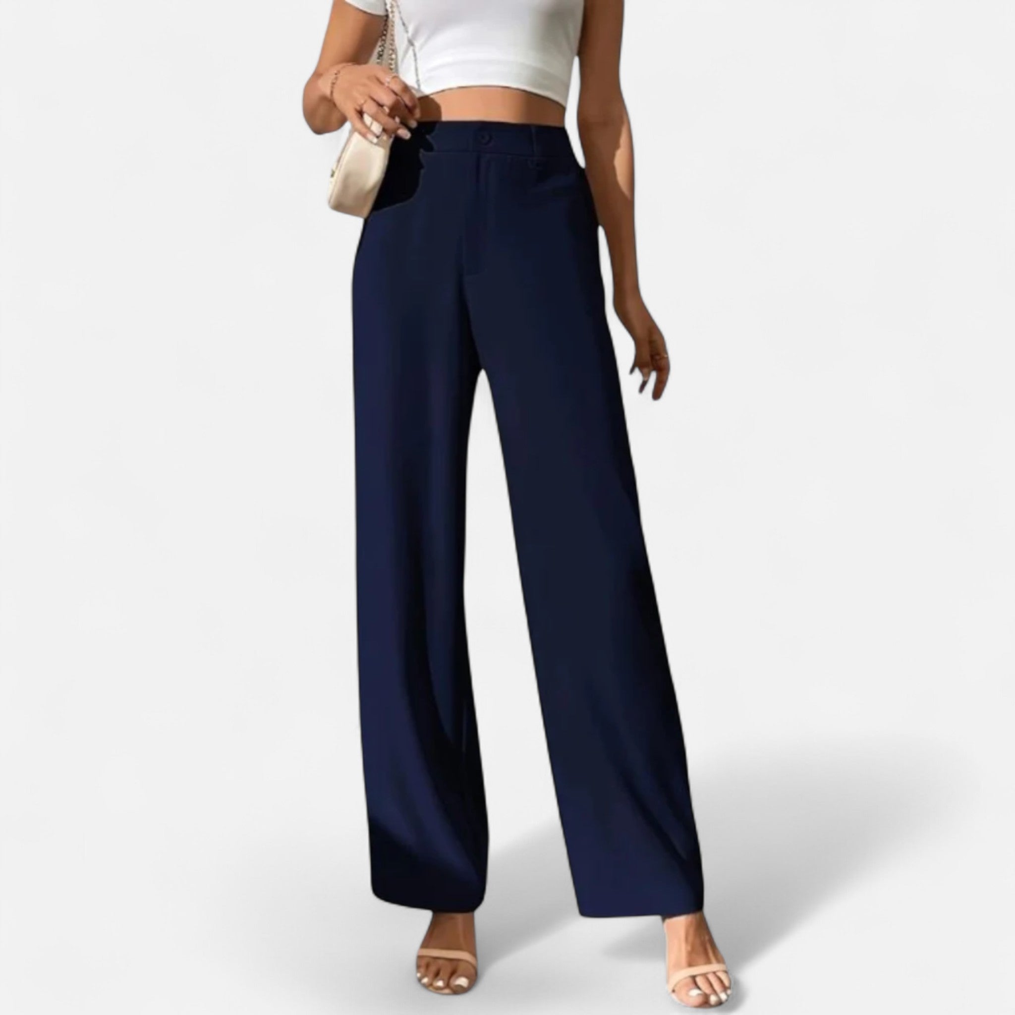 Veroux Mode | Women’s Wide-Leg Trousers – Flowing Silhouette, Tailored Grace