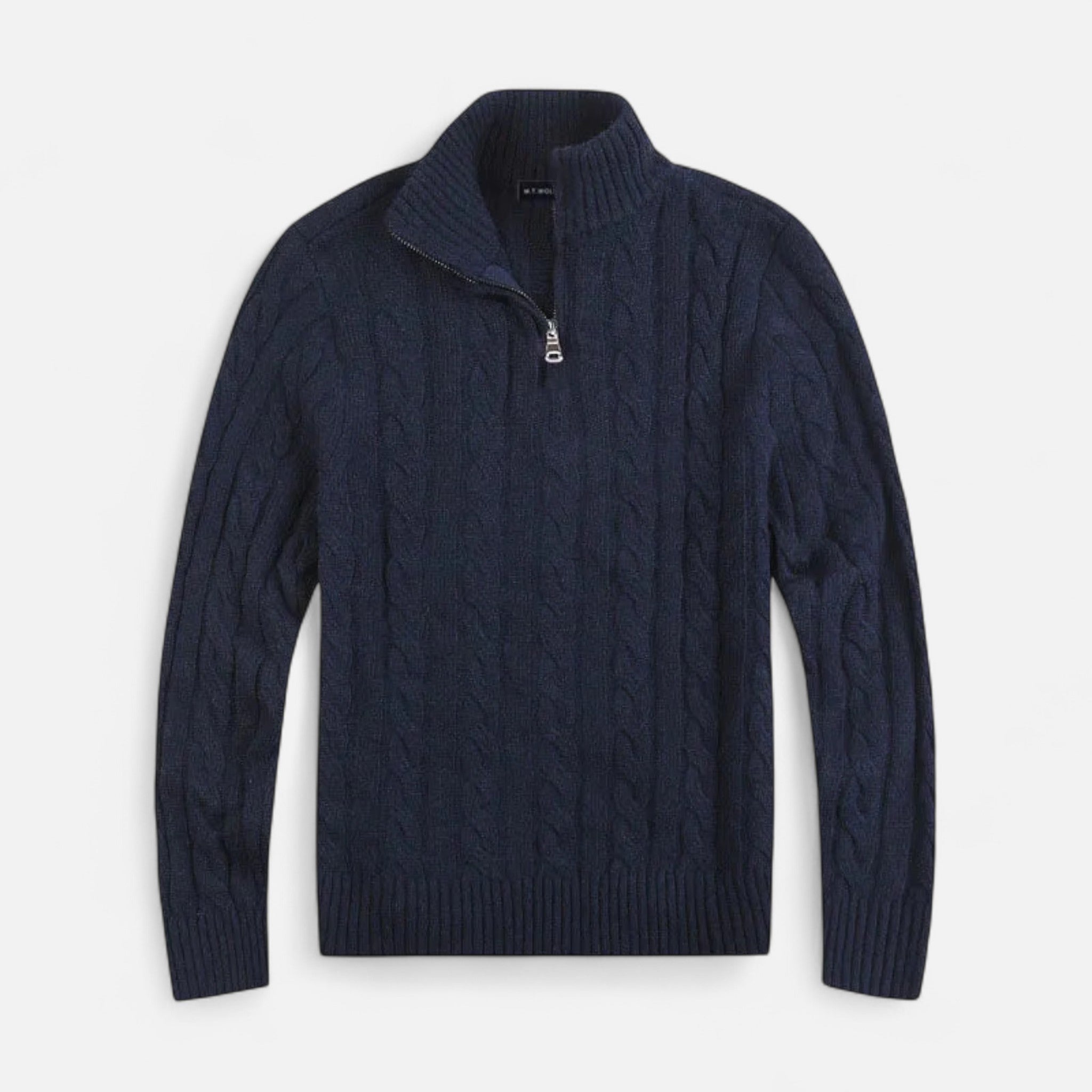 Veroux Mode | Men’s Luxe Cotton Zip Knit