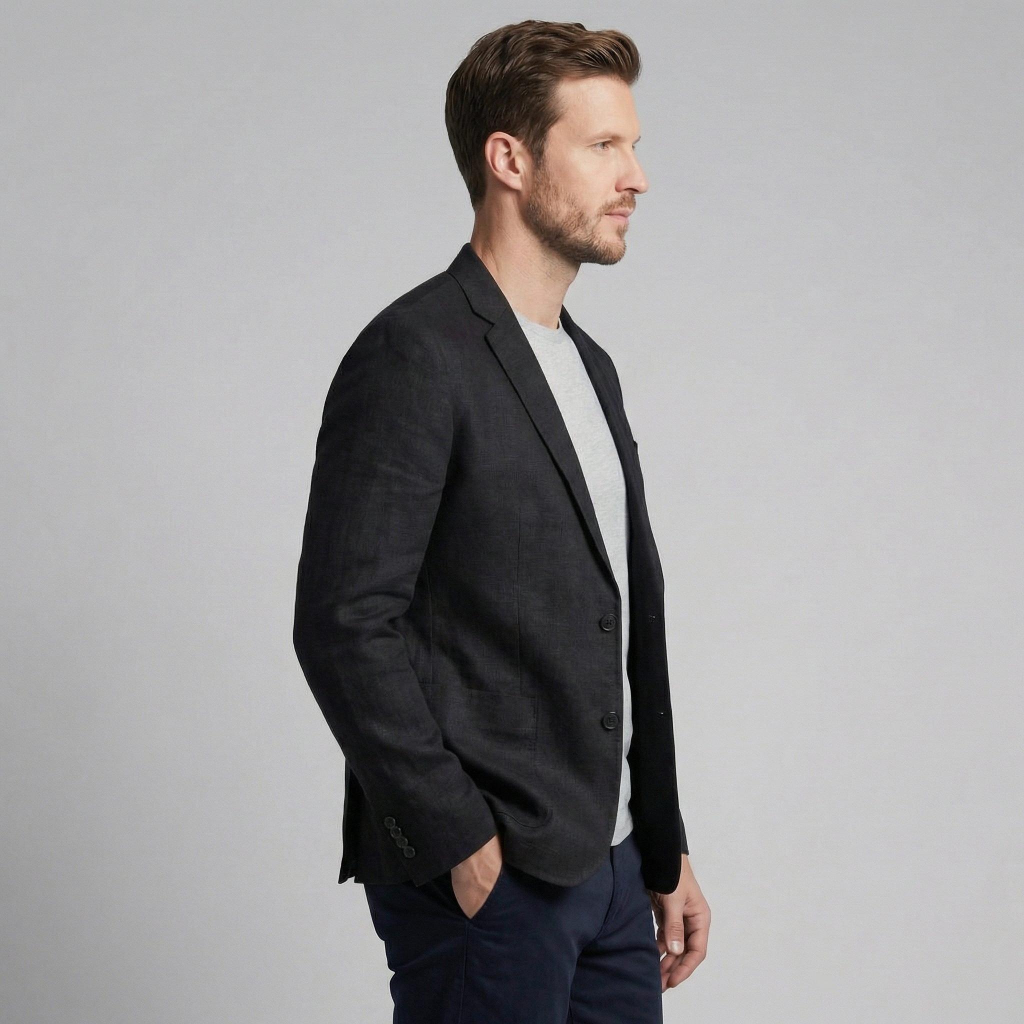 Men's linen blazer | lightweight summer jacket