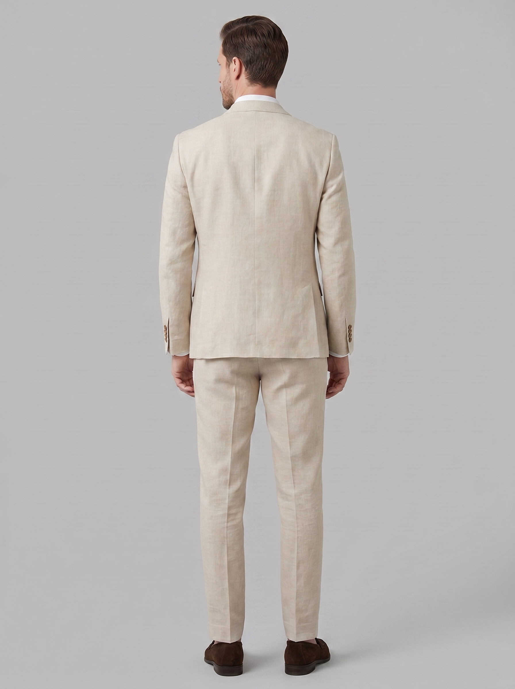 Men's linen suit set | tailored two-piece for formal events
