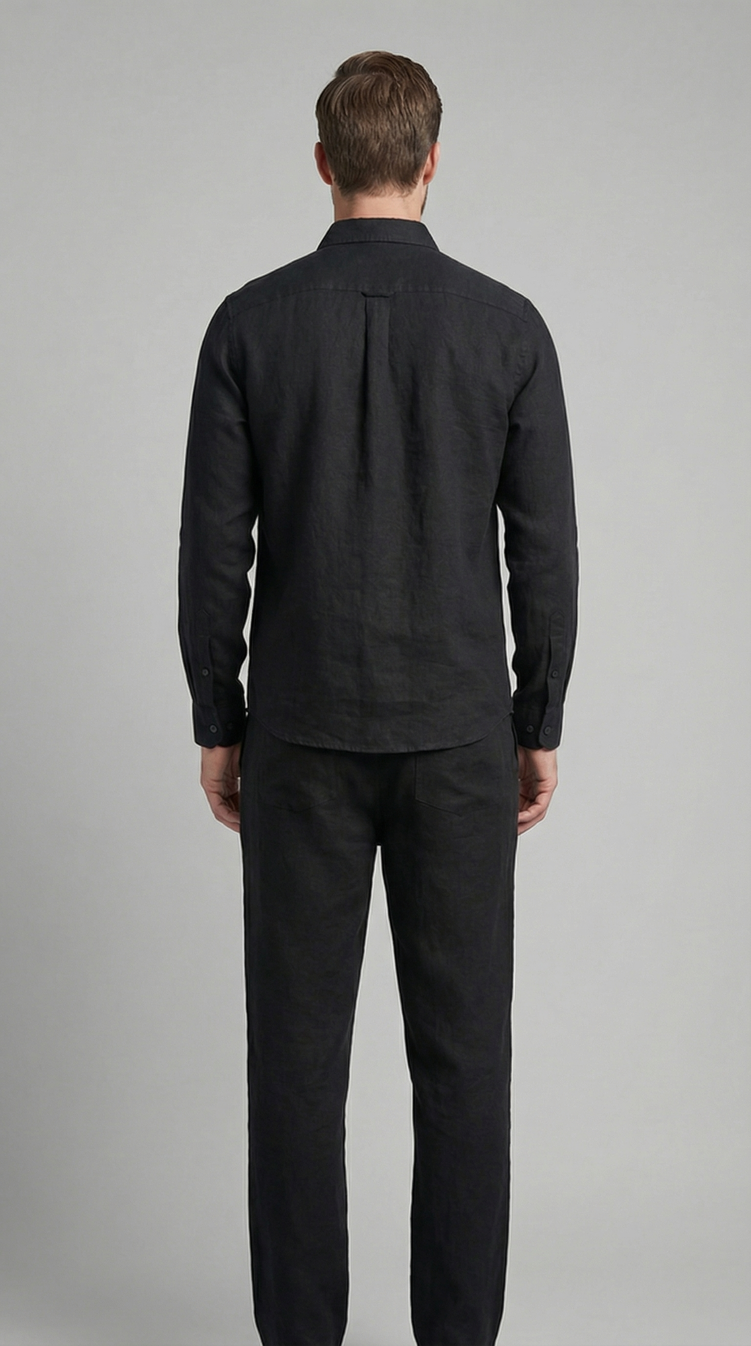 Men's linen co-ord set | slim fit two-piece ensemble