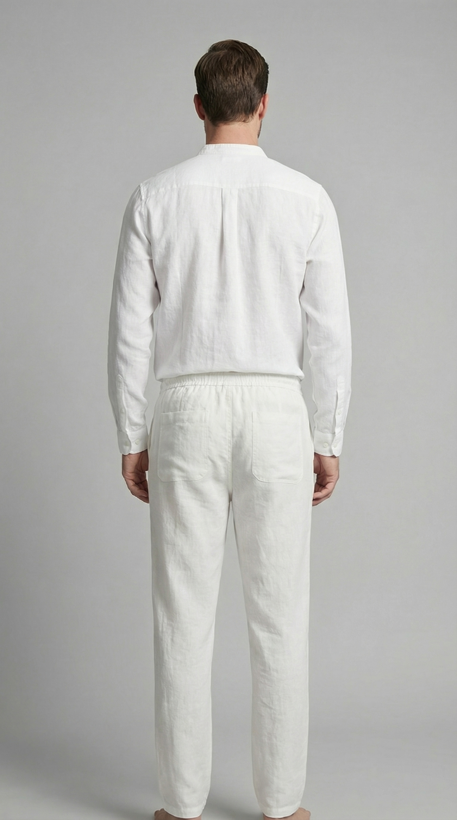 Men's linen co-ord set | slim fit two-piece ensemble