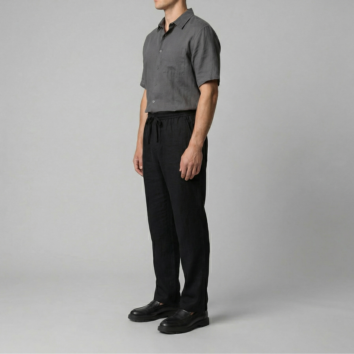 Men's linen trousers | slim fit for casual wear