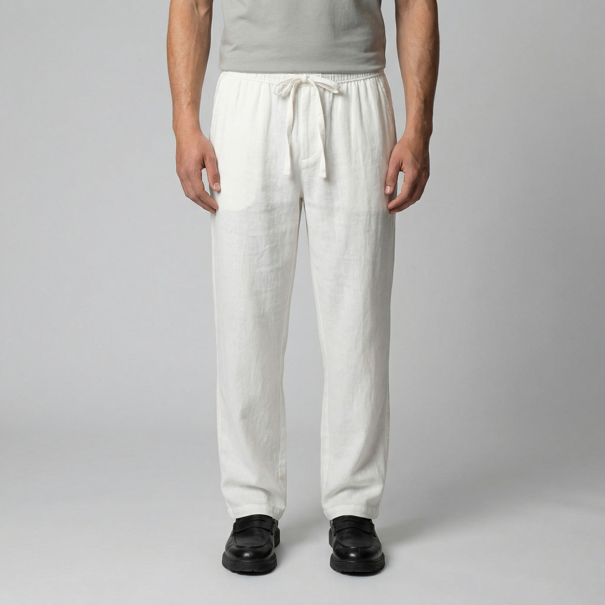 Men's linen trousers | slim fit for casual wear