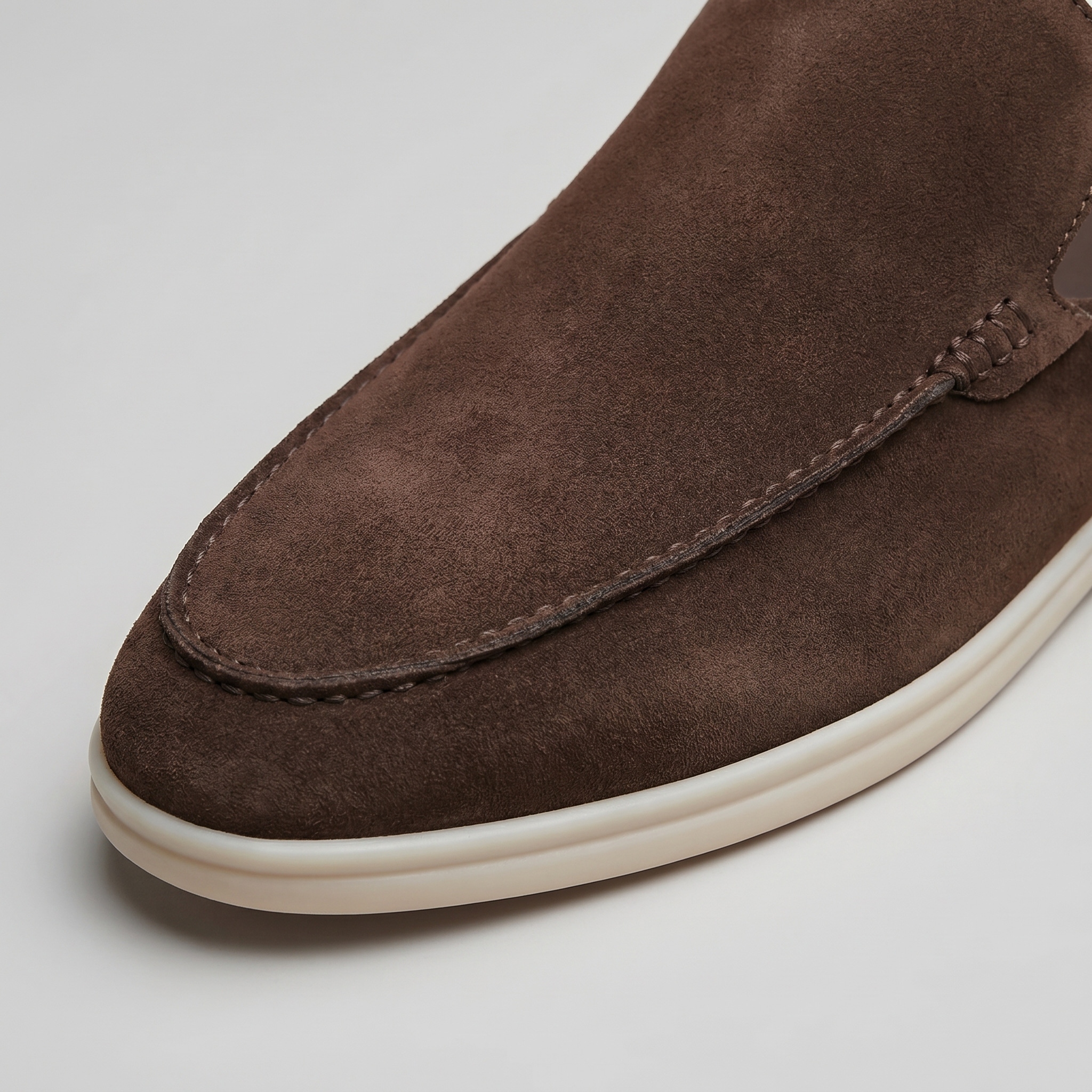 Men's suede backless mules | loafer style slip-ons