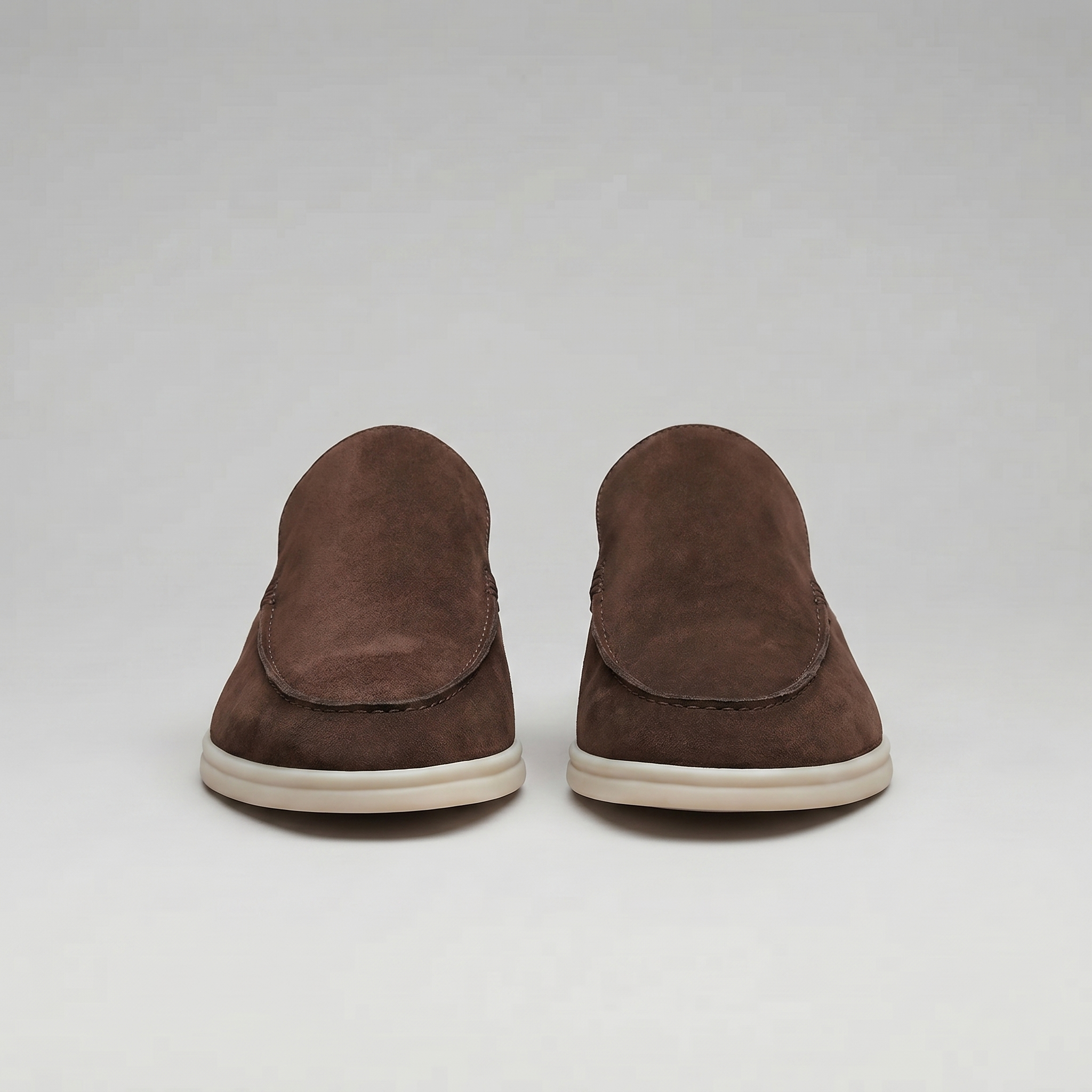 Men's suede backless mules | loafer style slip-ons