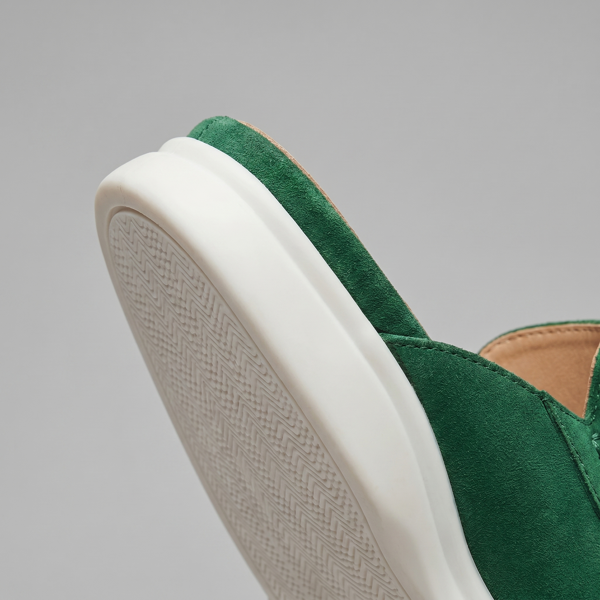 Men's suede backless mules | loafer style slip-ons