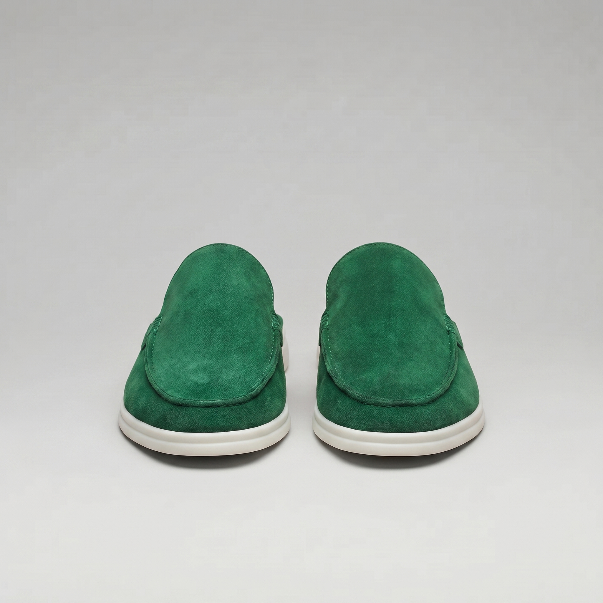 Men's suede backless mules | loafer style slip-ons