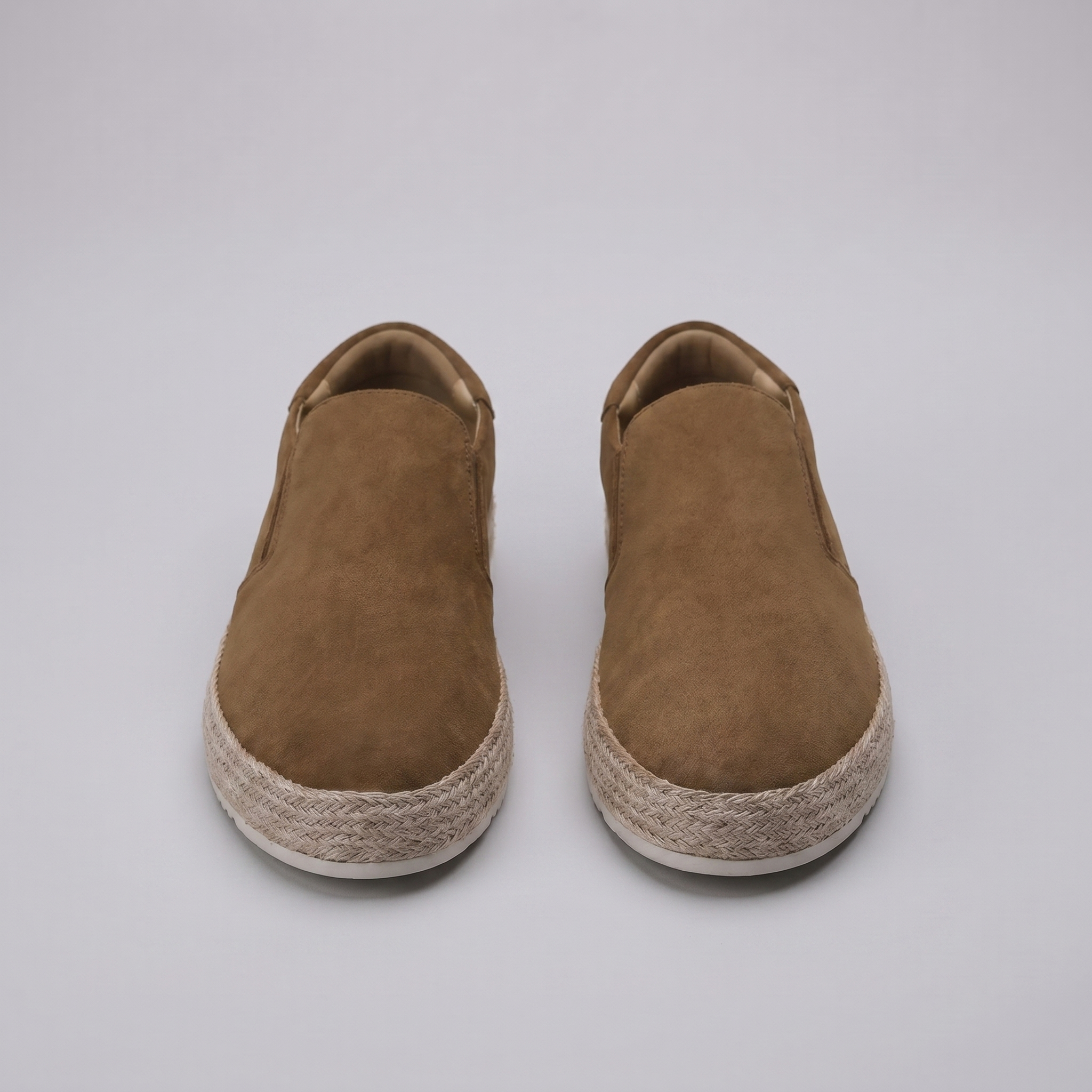 Men's suede slip-on loafers | refined beach footwear