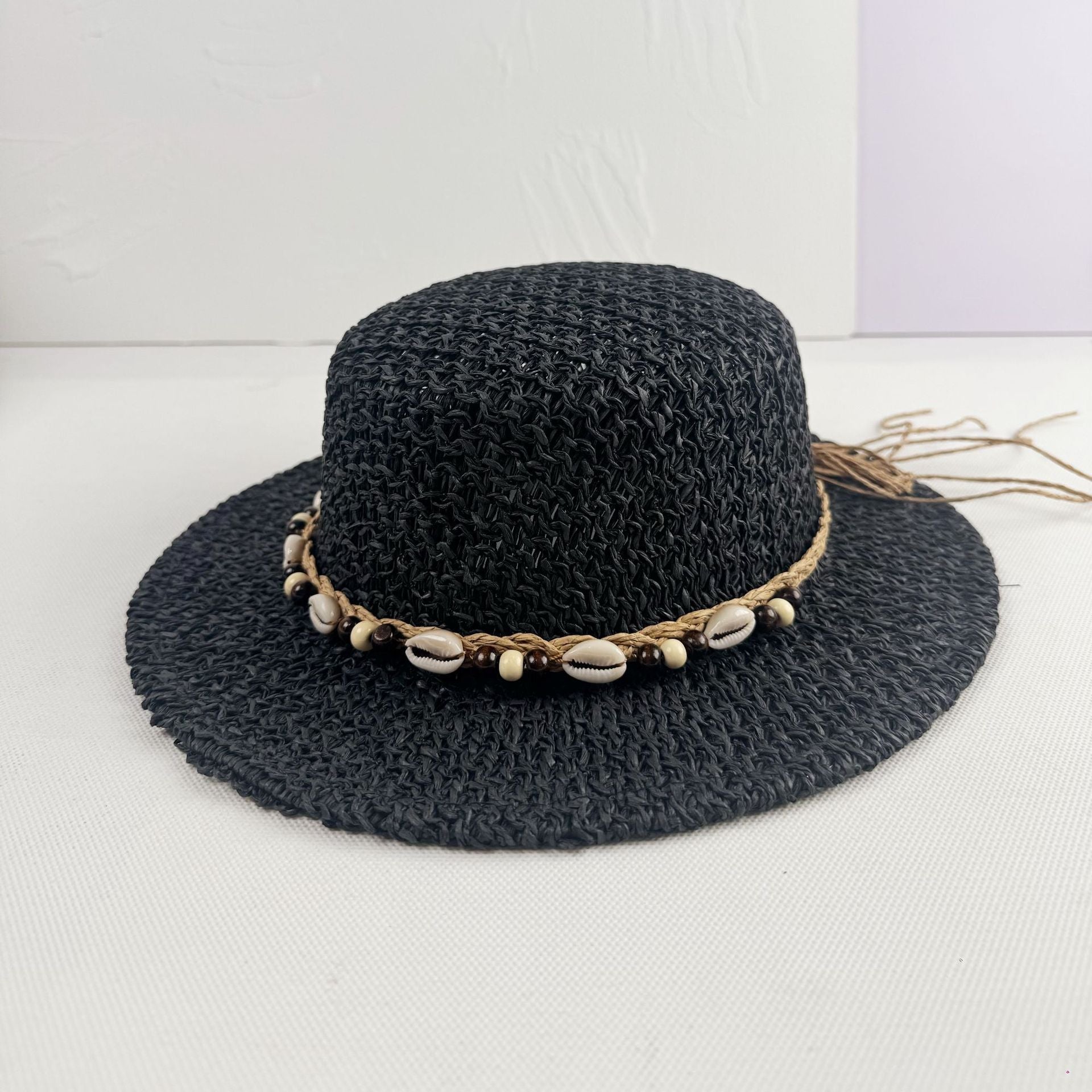 Women's sun hat | stiff wide brim | retro holiday accessory