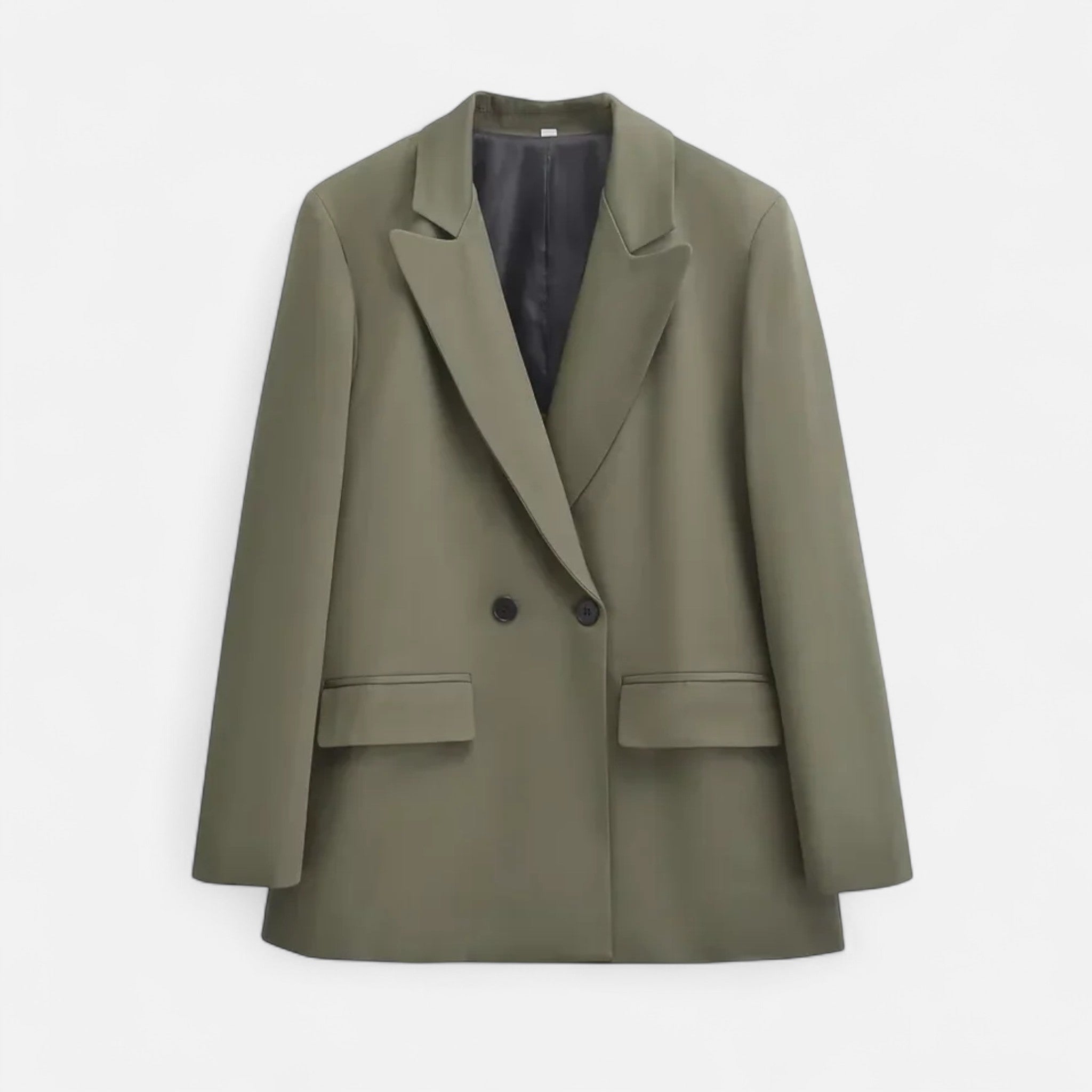 Veroux Mode | Women’s Blazer – Double-Breasted Closure & Timeless Lapels