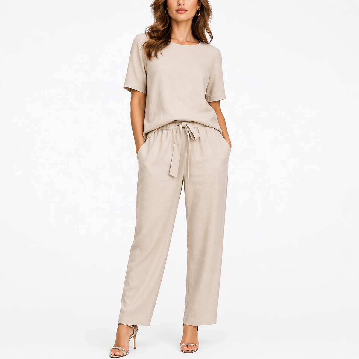 Two-Piece Short Sleeve Set