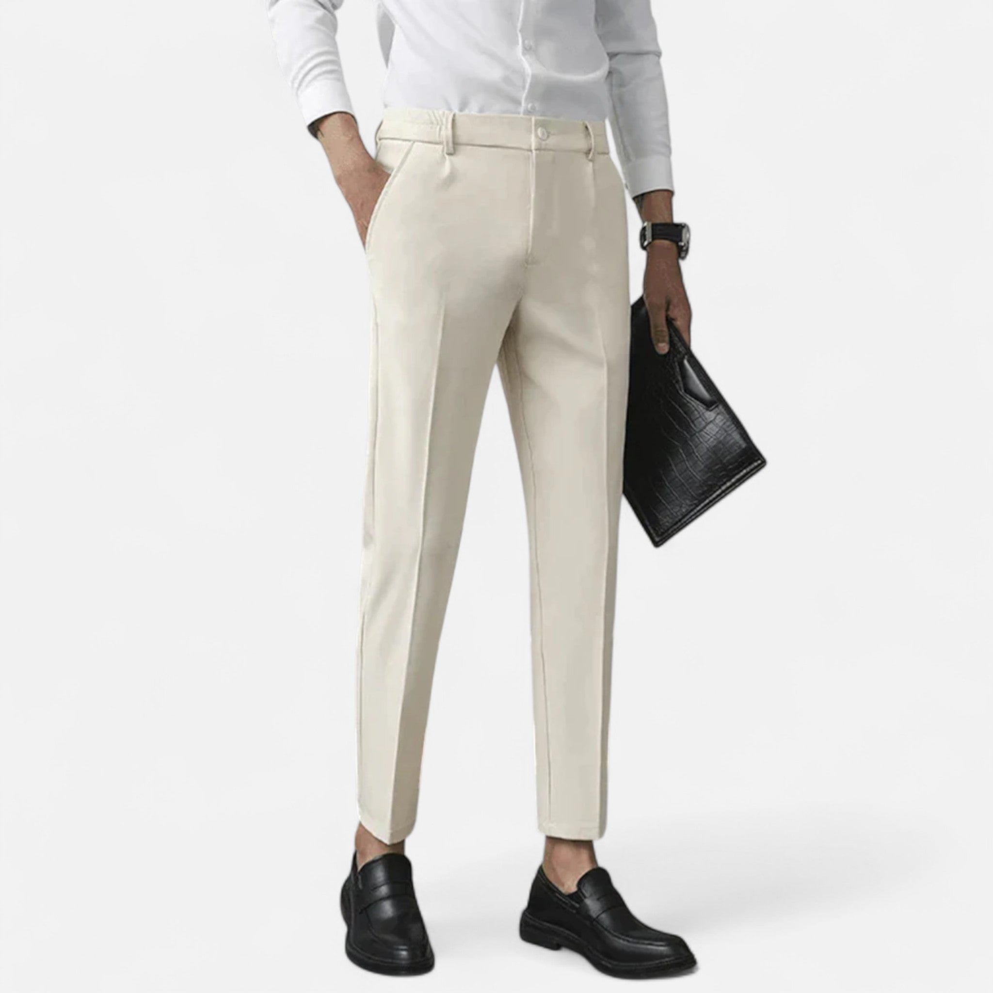 Veroux Mode | Men’s Stretch Trousers – Adaptive Comfort, Tailored Modernity