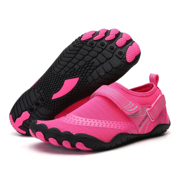 Unisex water shoes - zero-drop flexible sole - outdoor trail footwear