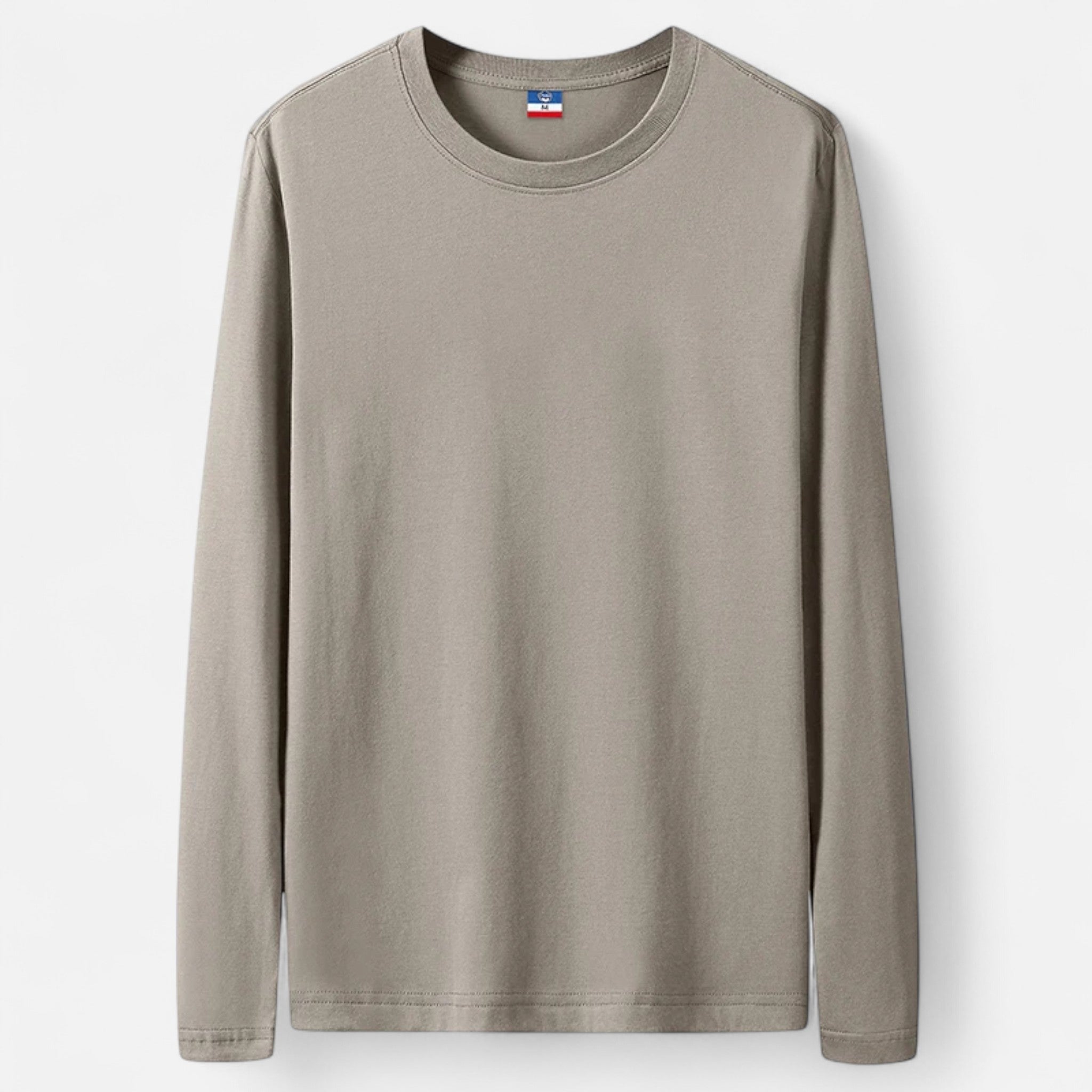 Veroux Mode | Men’s Long-Sleeve Cotton Tee