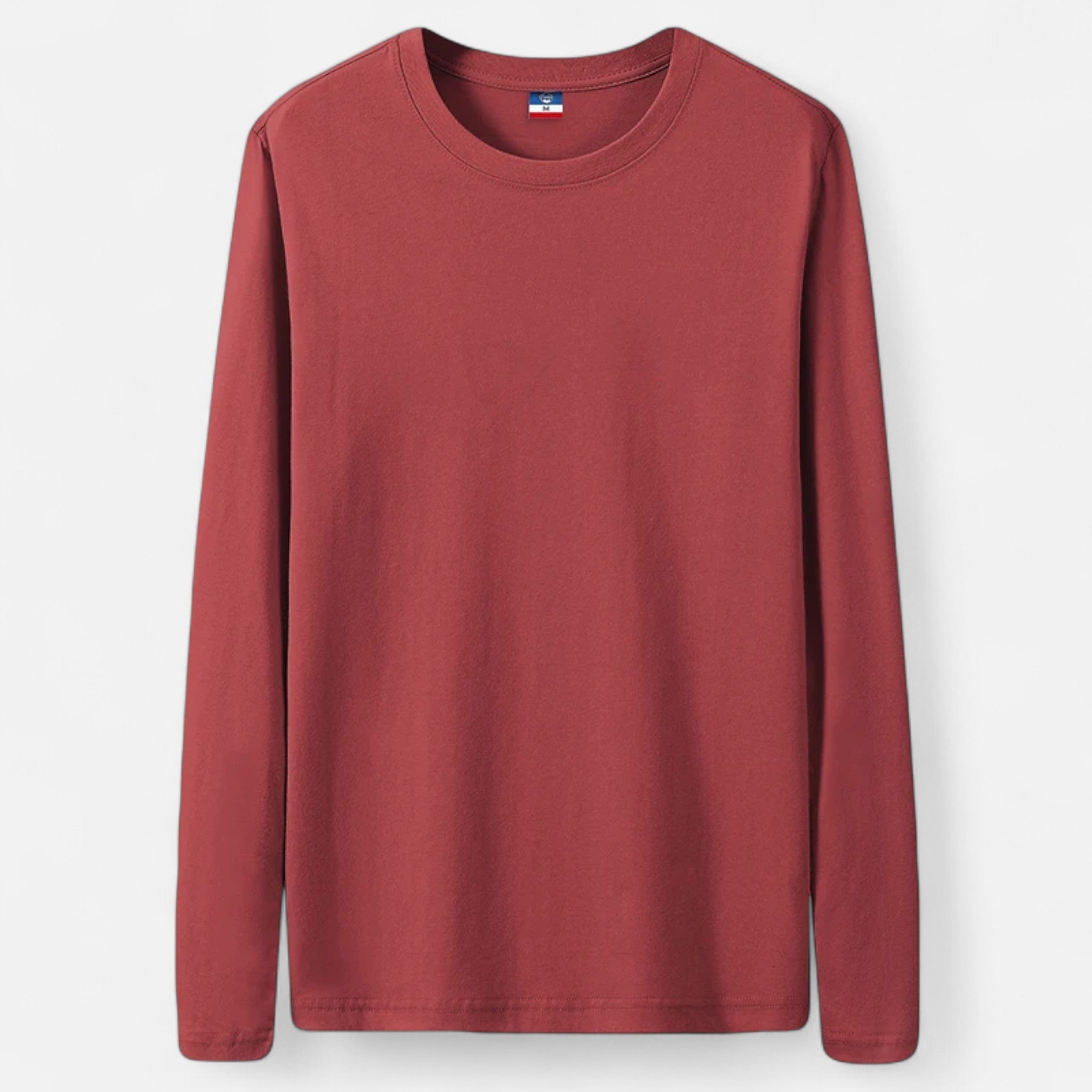 Veroux Mode | Men’s Long-Sleeve Cotton Tee