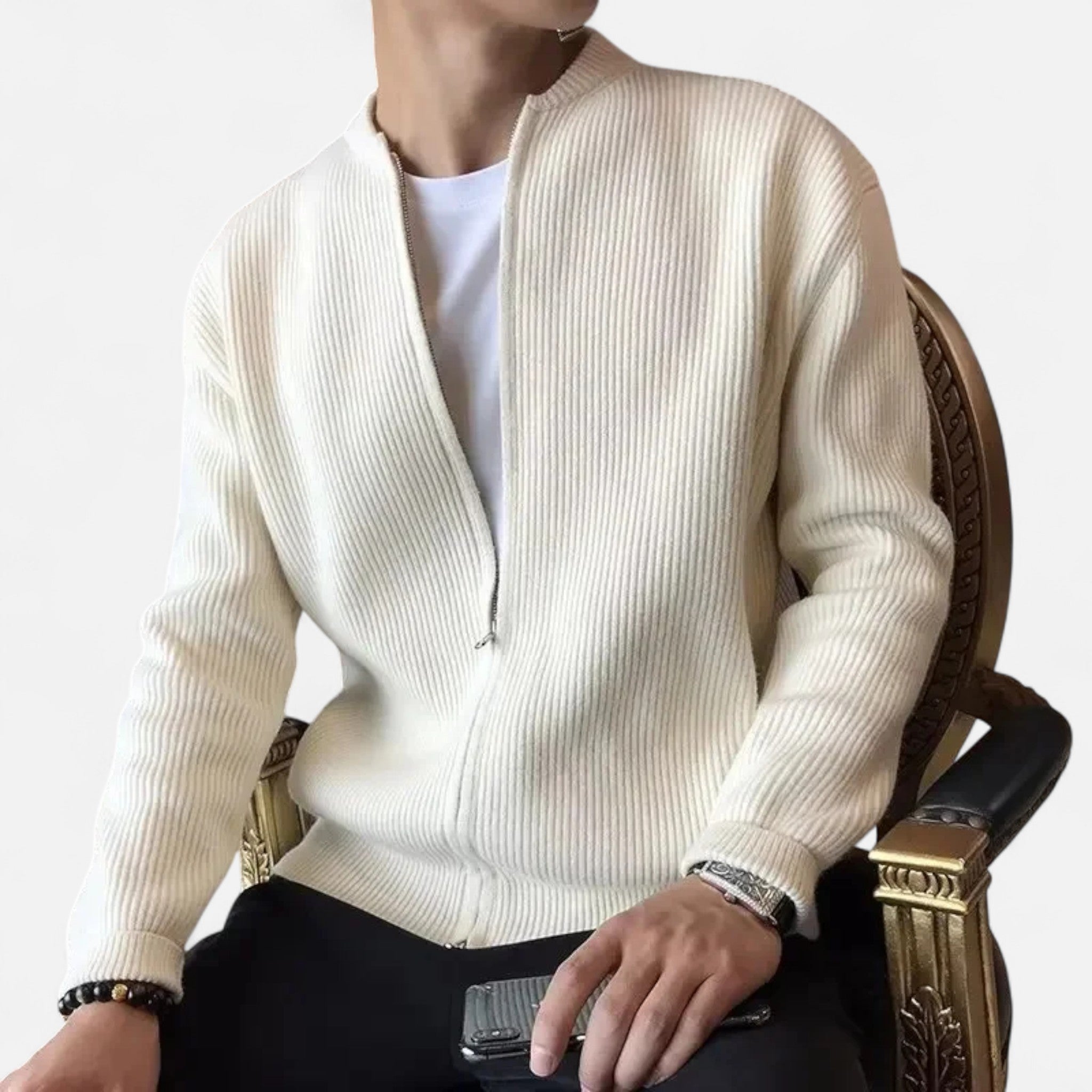 Veroux Mode | Men’s Knitted Sweater Gilet