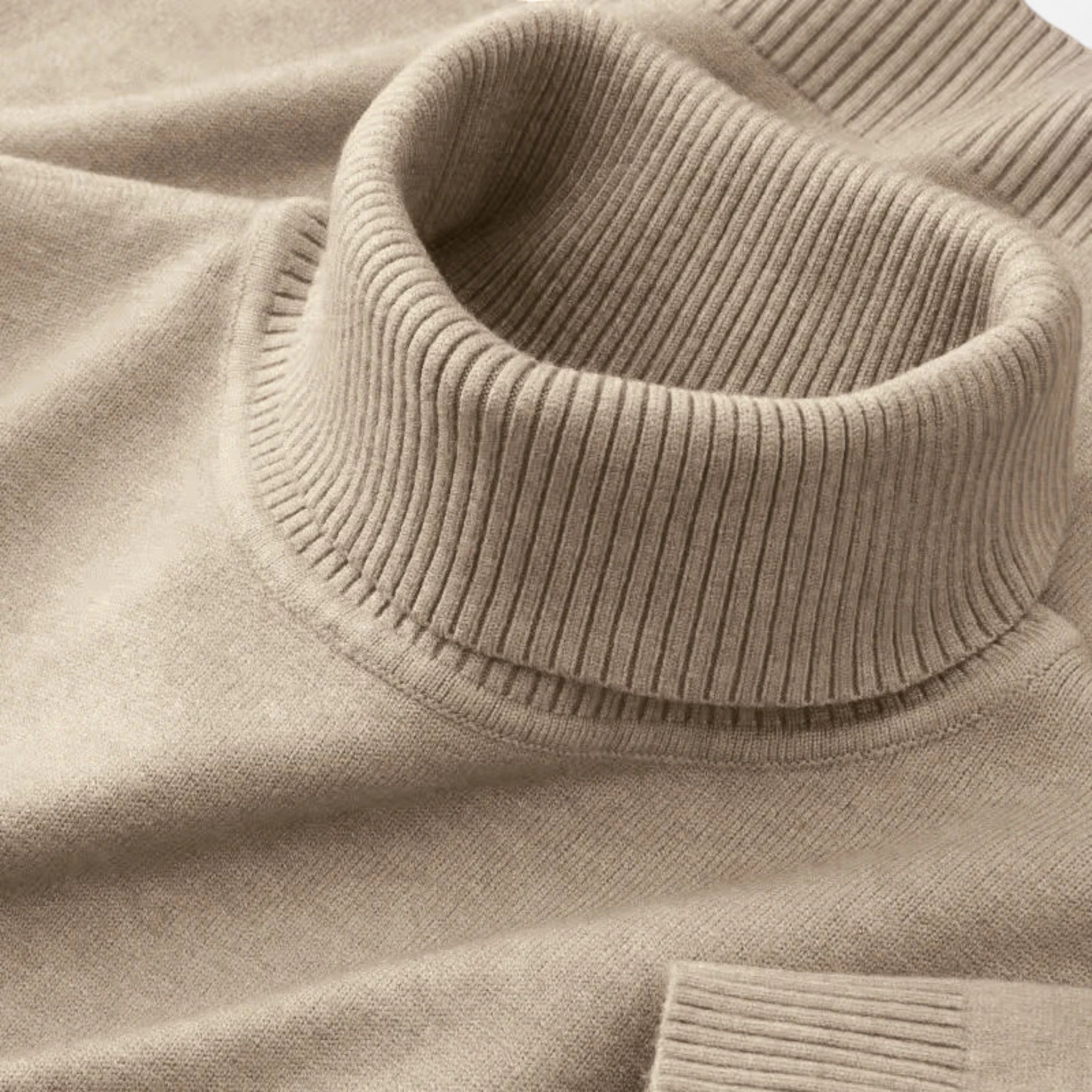 Veroux Mode | Men’s Knitted Wool Turtleneck Sweater