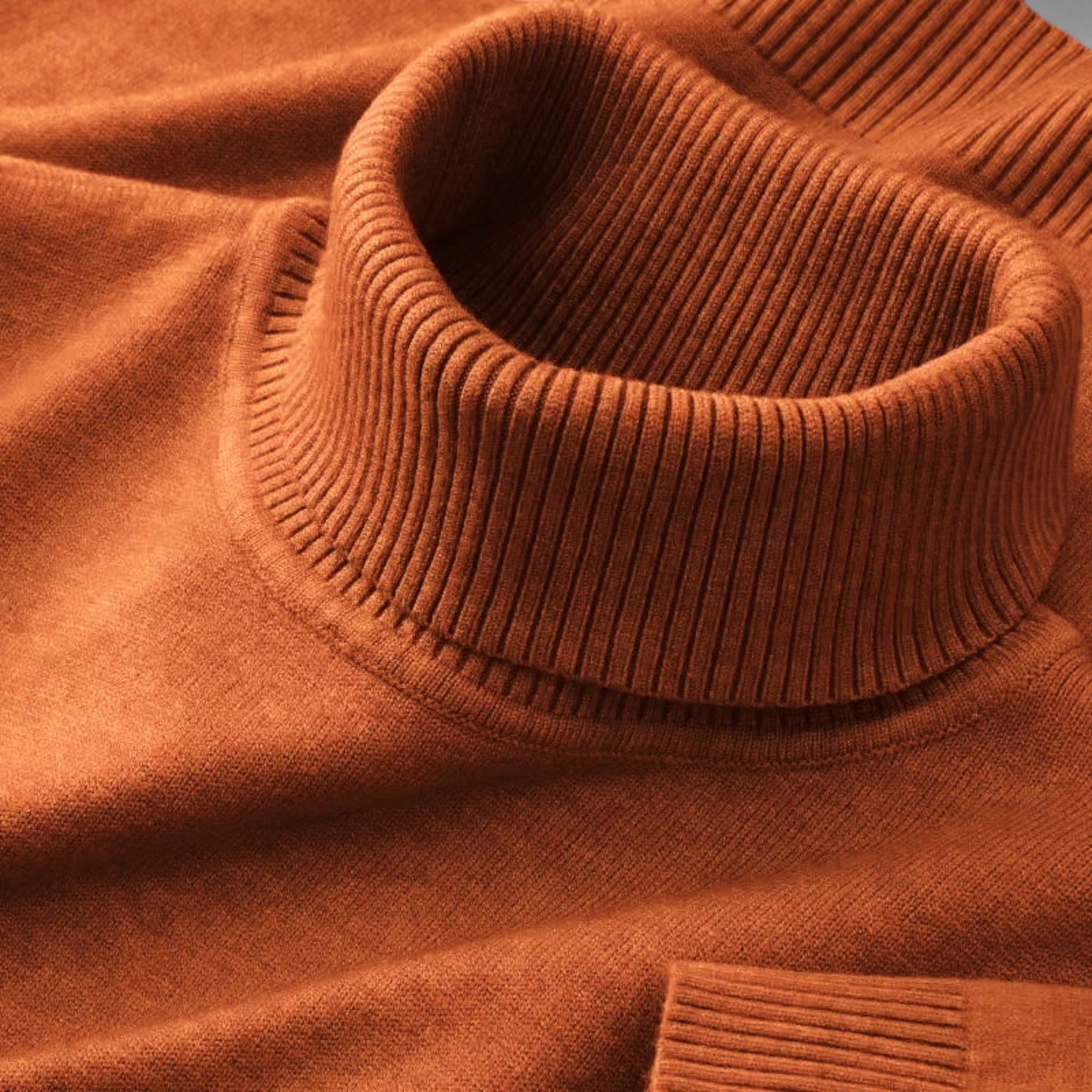 Veroux Mode | Men’s Knitted Wool Turtleneck Sweater