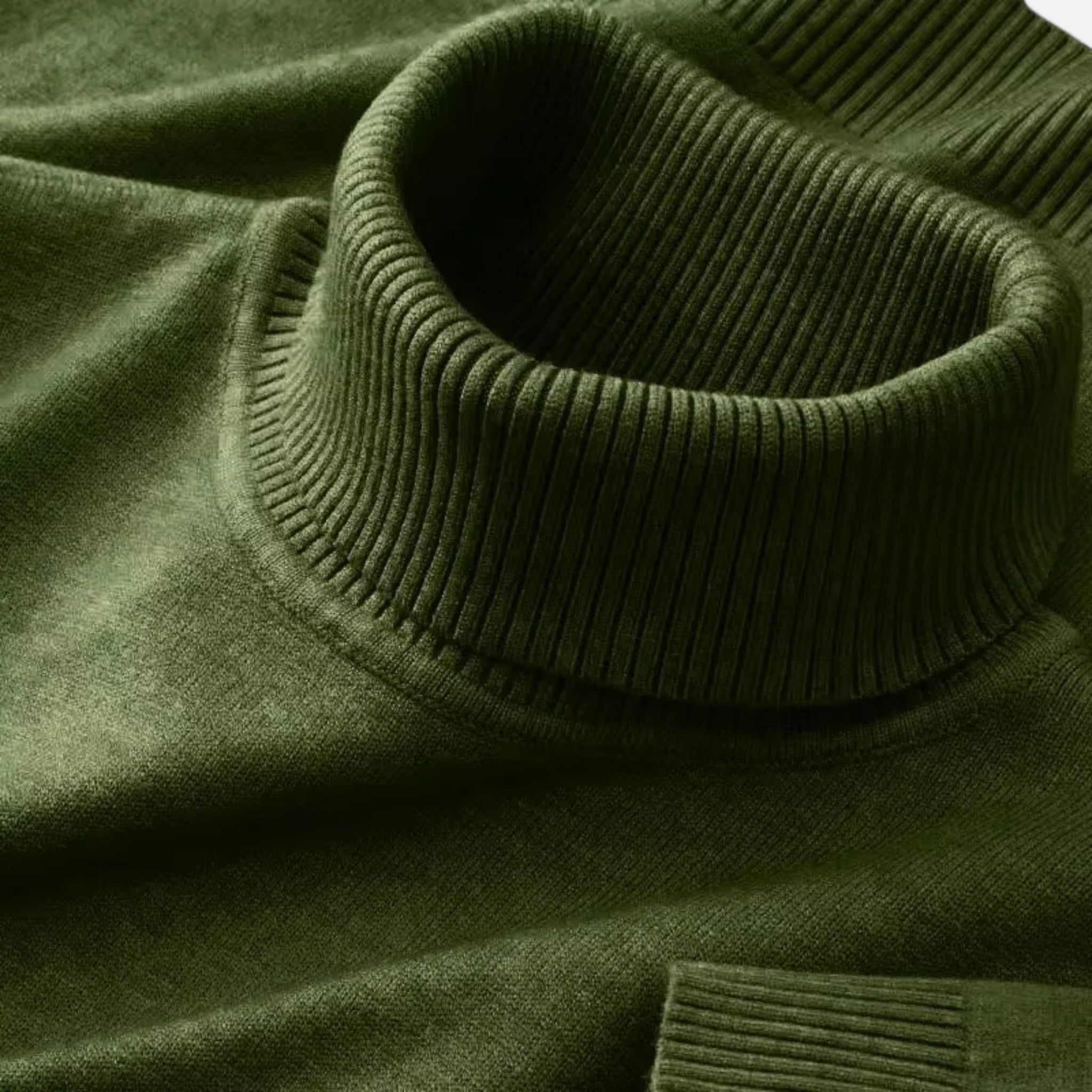 Veroux Mode | Men’s Knitted Wool Turtleneck Sweater