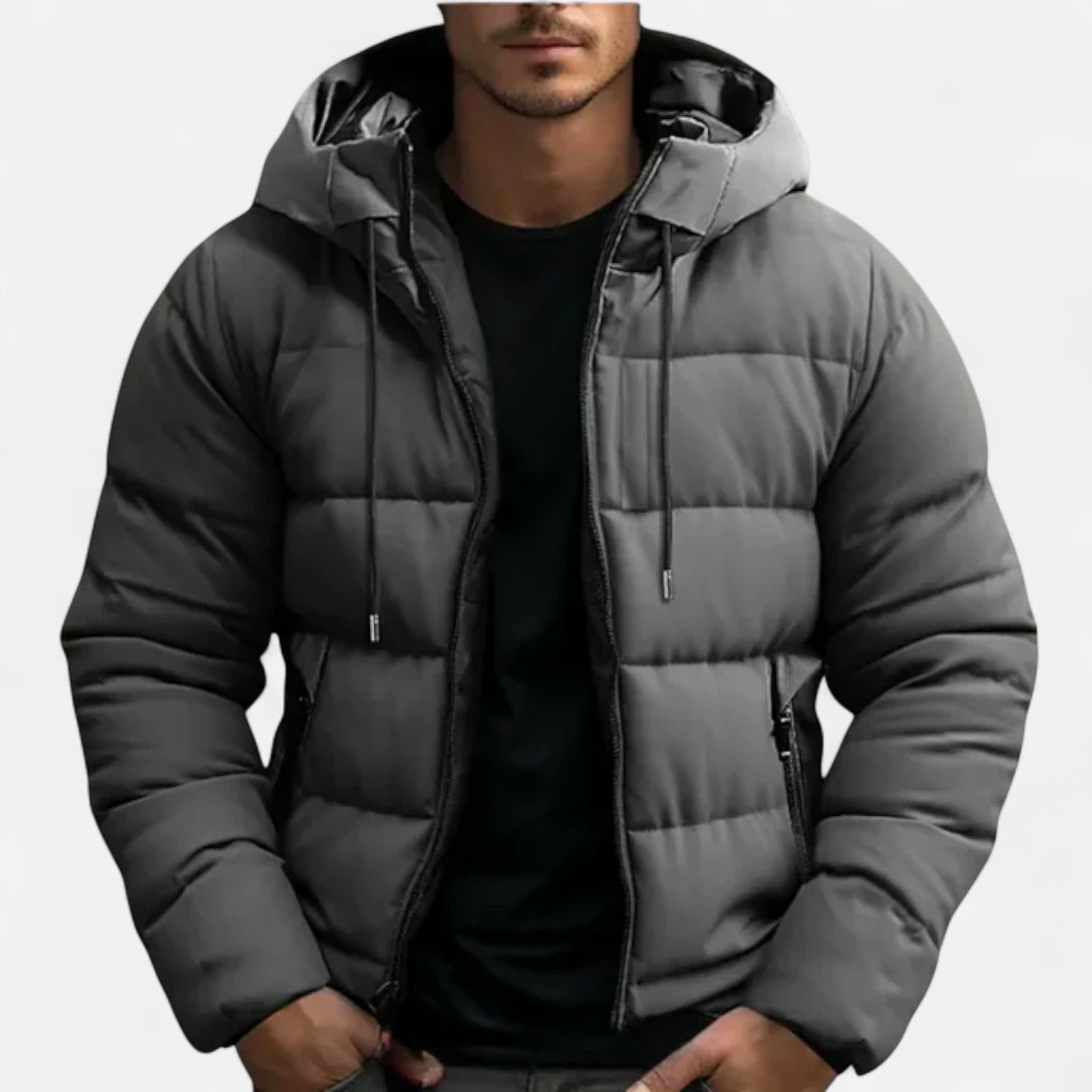 Veroux Mode | Men’s Quilted Winter Jacket