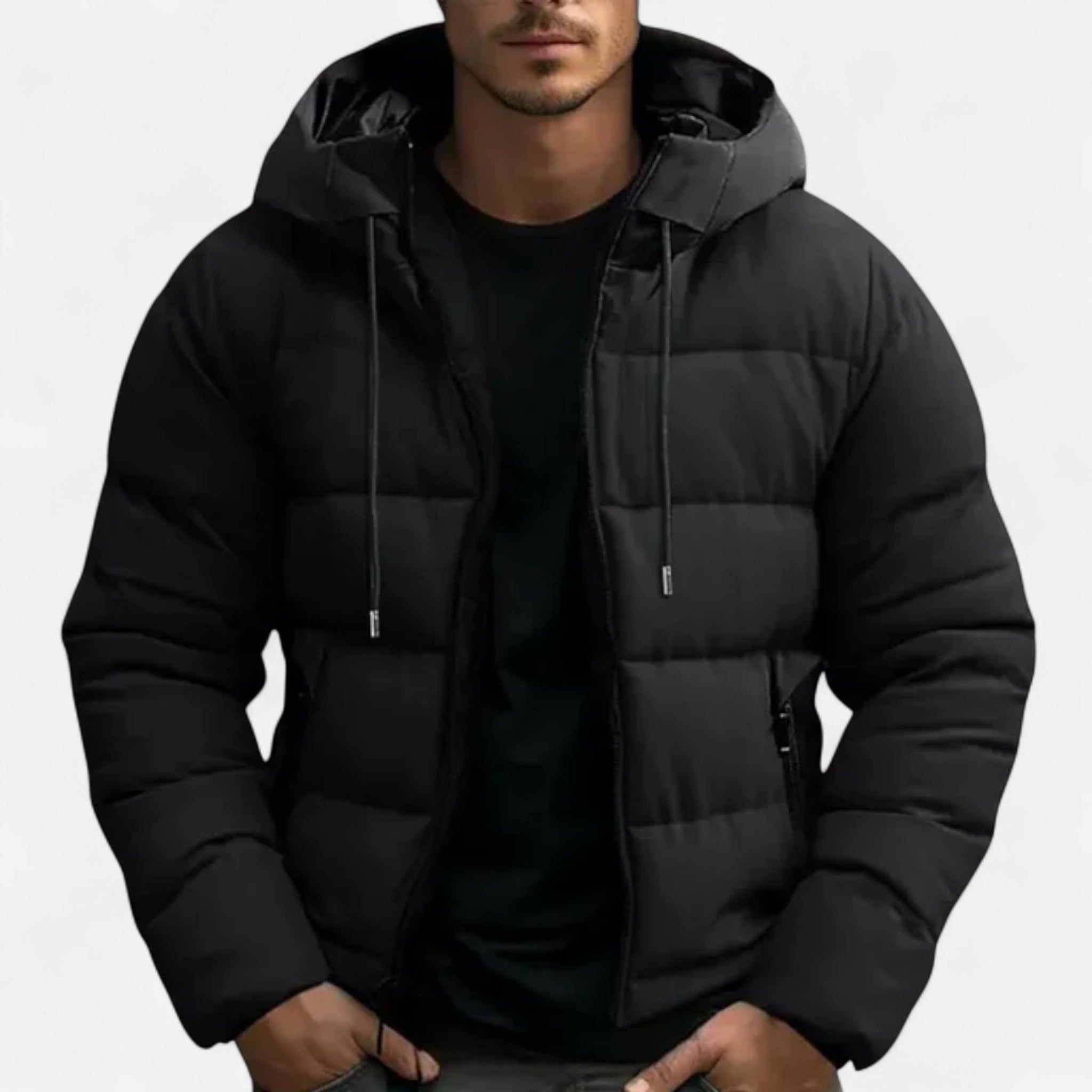 Veroux Mode | Men’s Quilted Winter Jacket