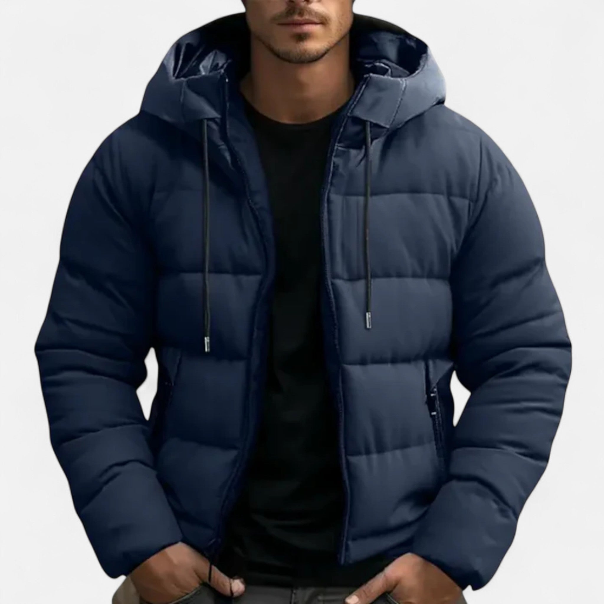 Veroux Mode | Men’s Quilted Winter Jacket