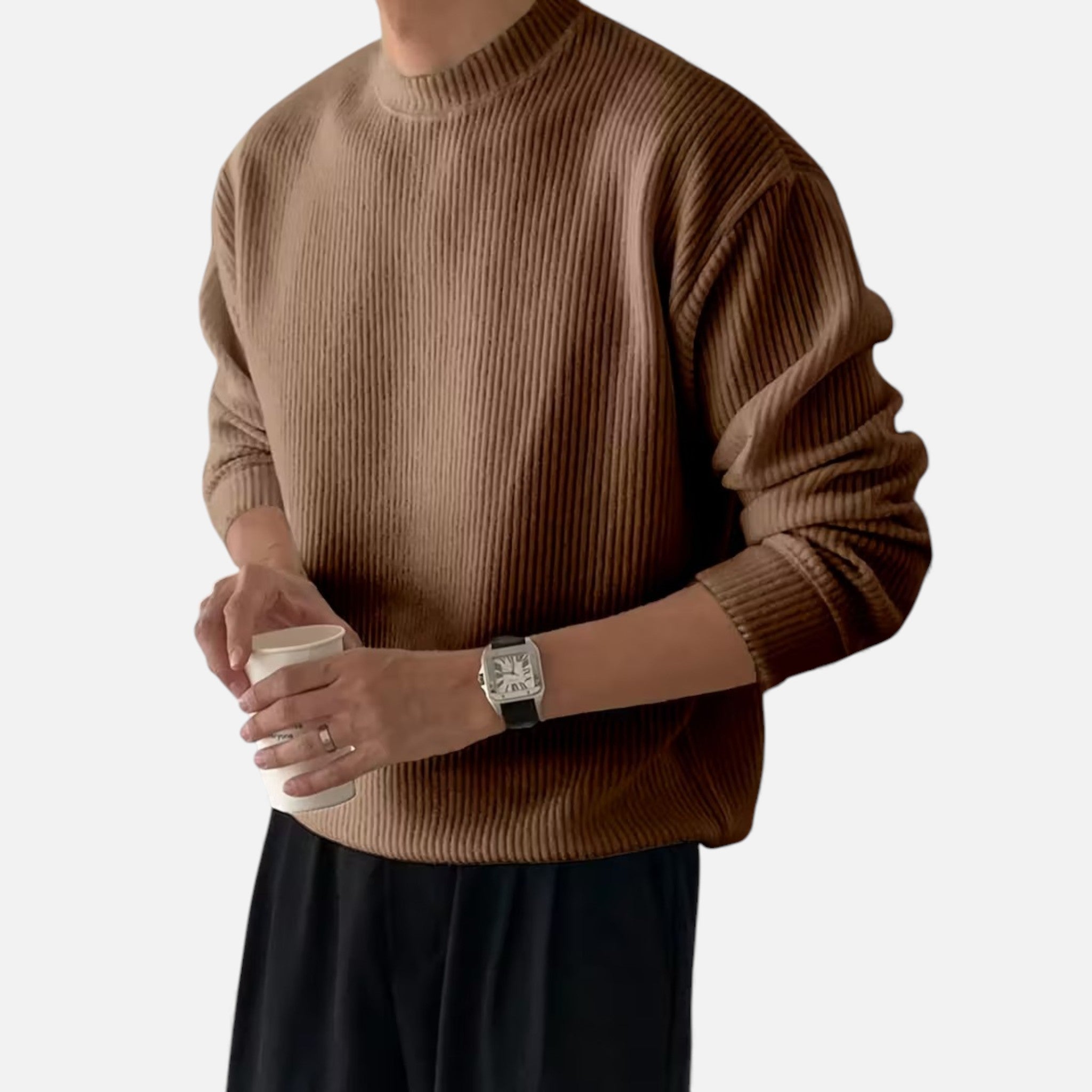 Veroux Mode | Men’s Heritage Knit Crew Sweater