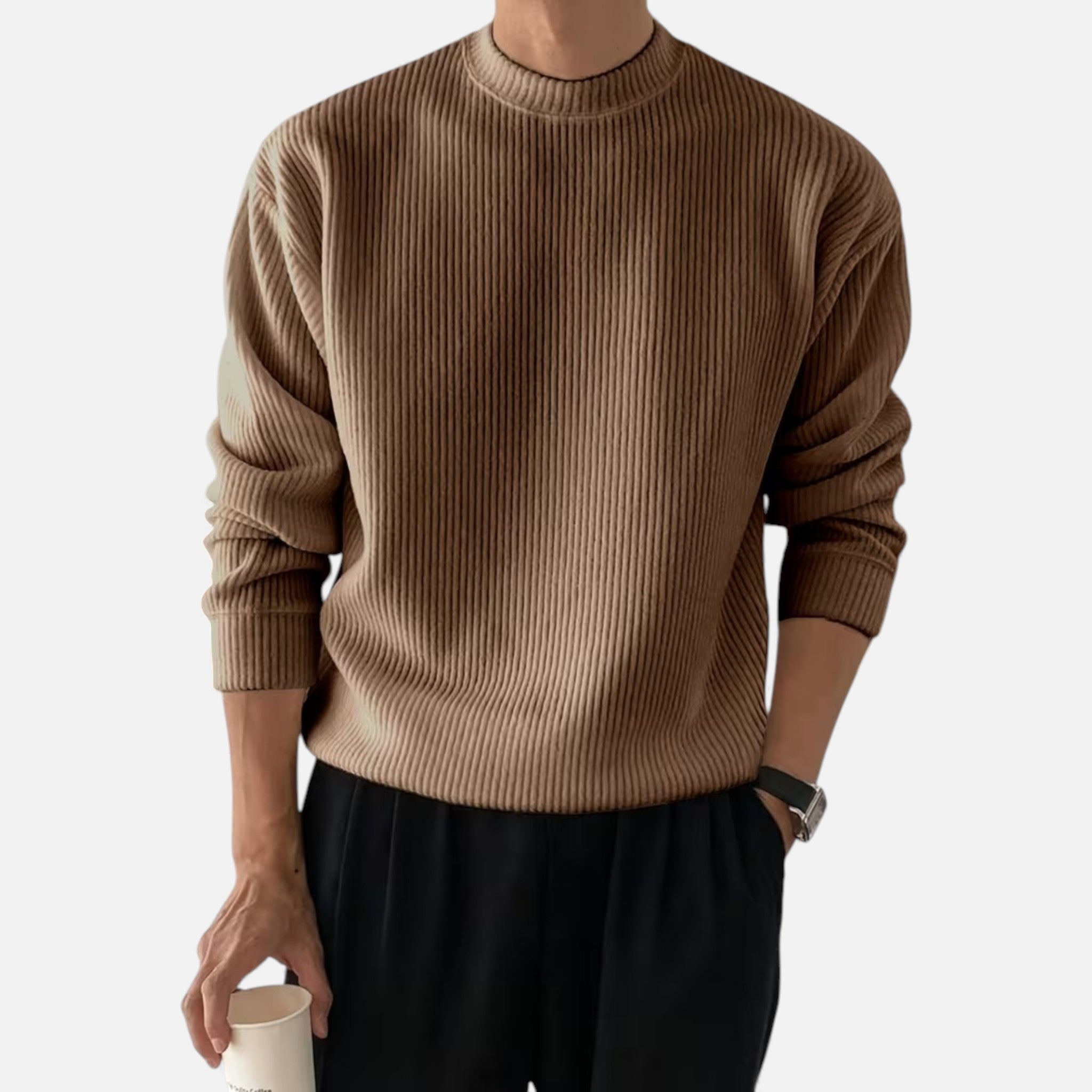 Veroux Mode | Men’s Heritage Knit Crew Sweater
