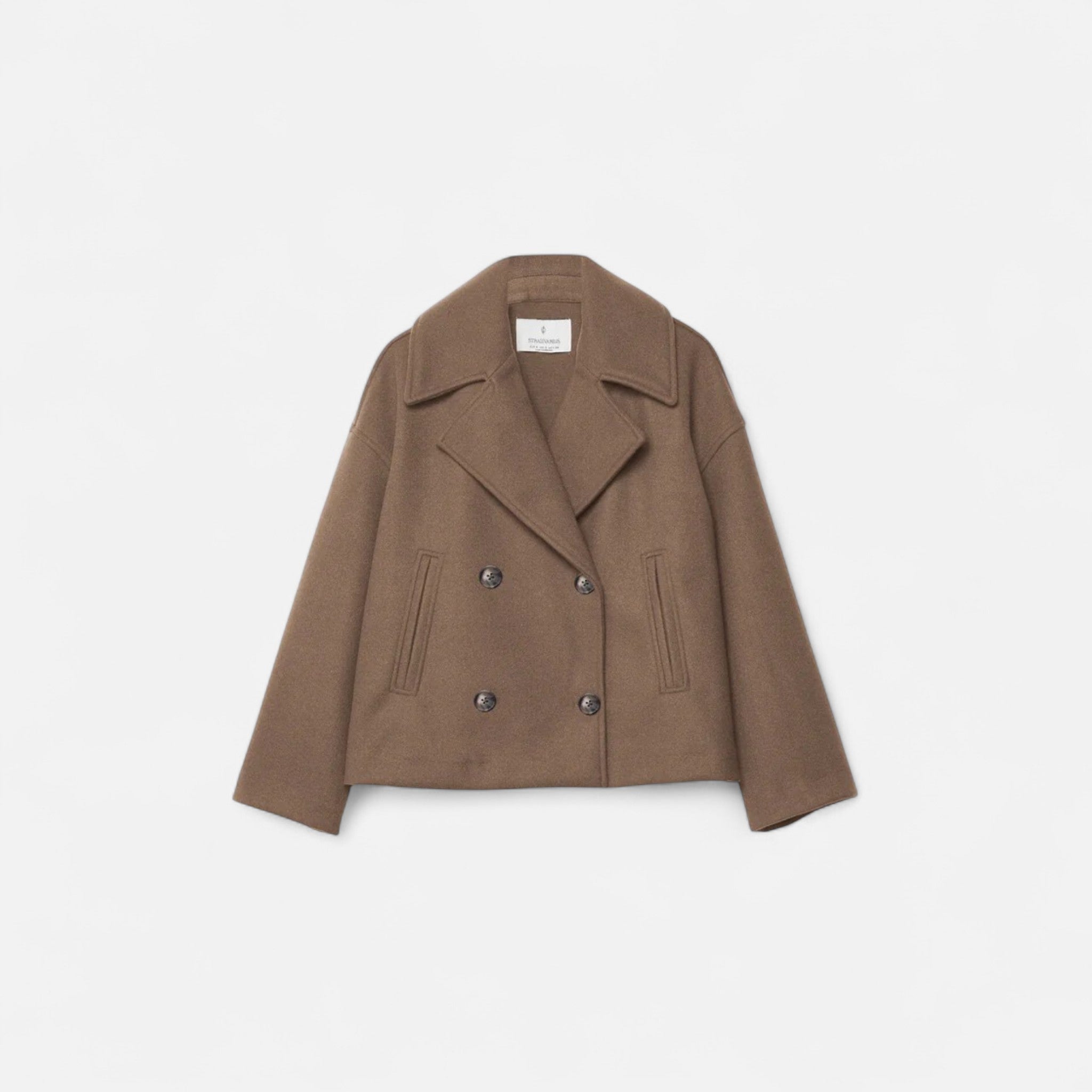 Veroux Mode | Women’s Double-Breasted Wool Coat
