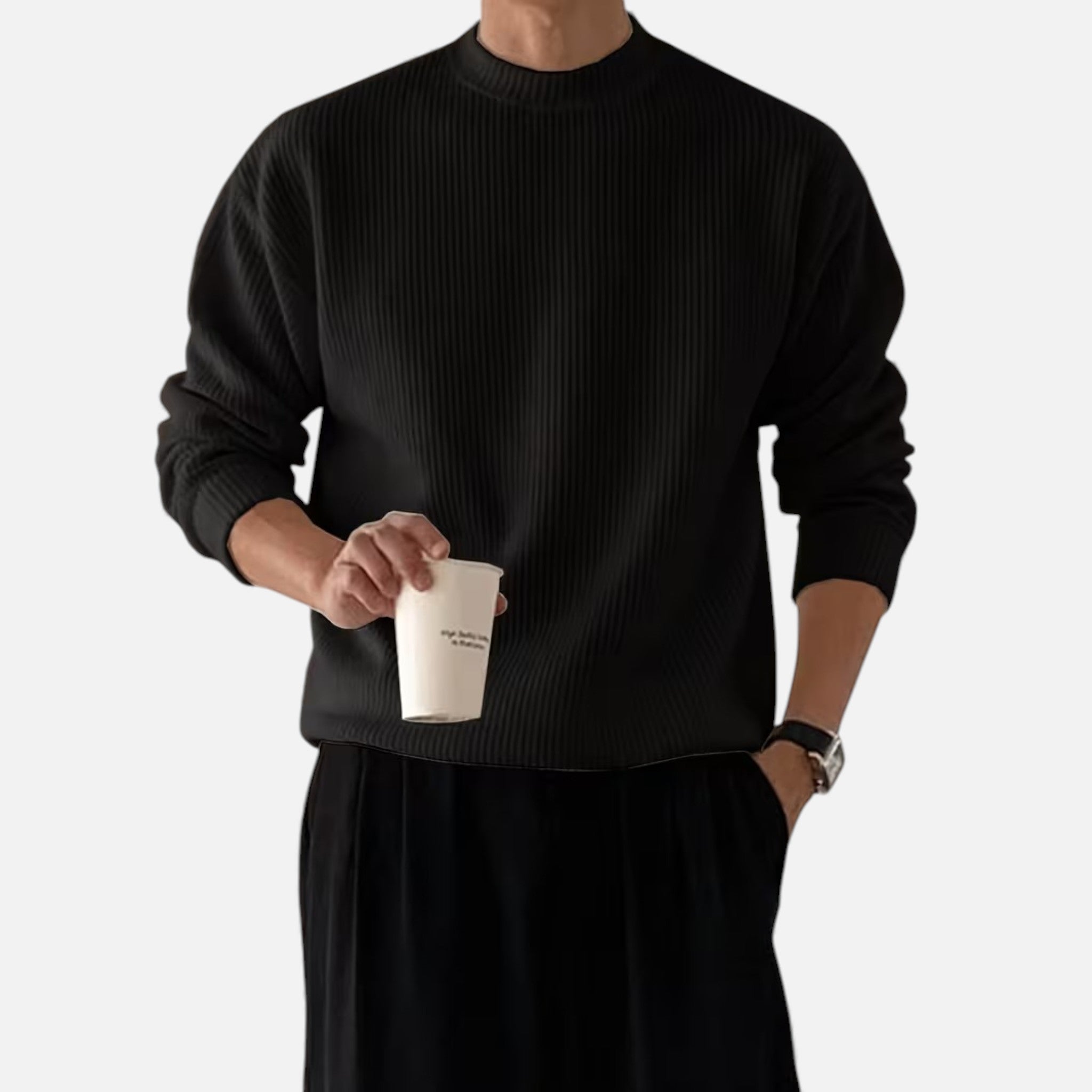 Veroux Mode | Men’s Heritage Knit Crew Sweater