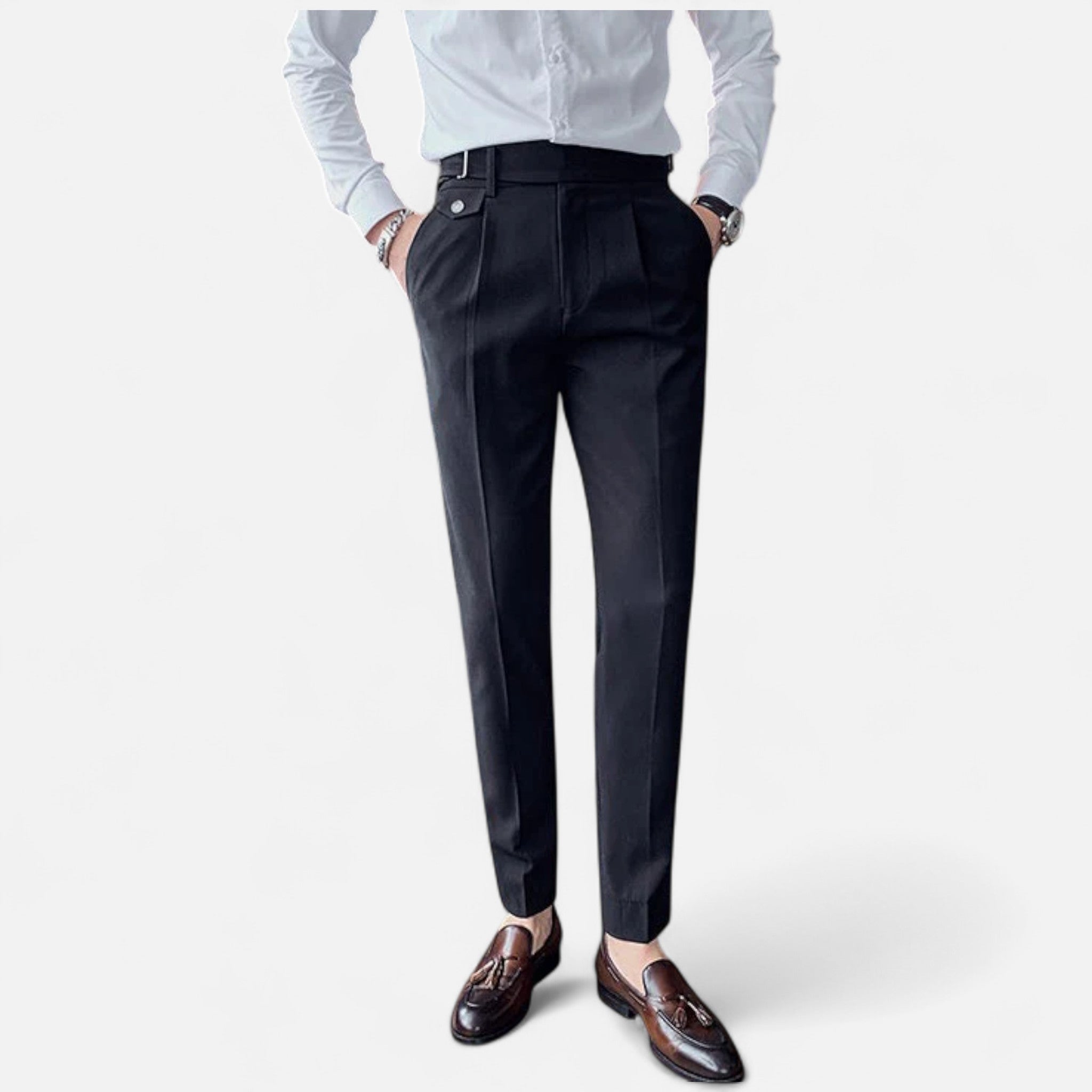 Veroux Mode | Men’s Tailored Business Trousers