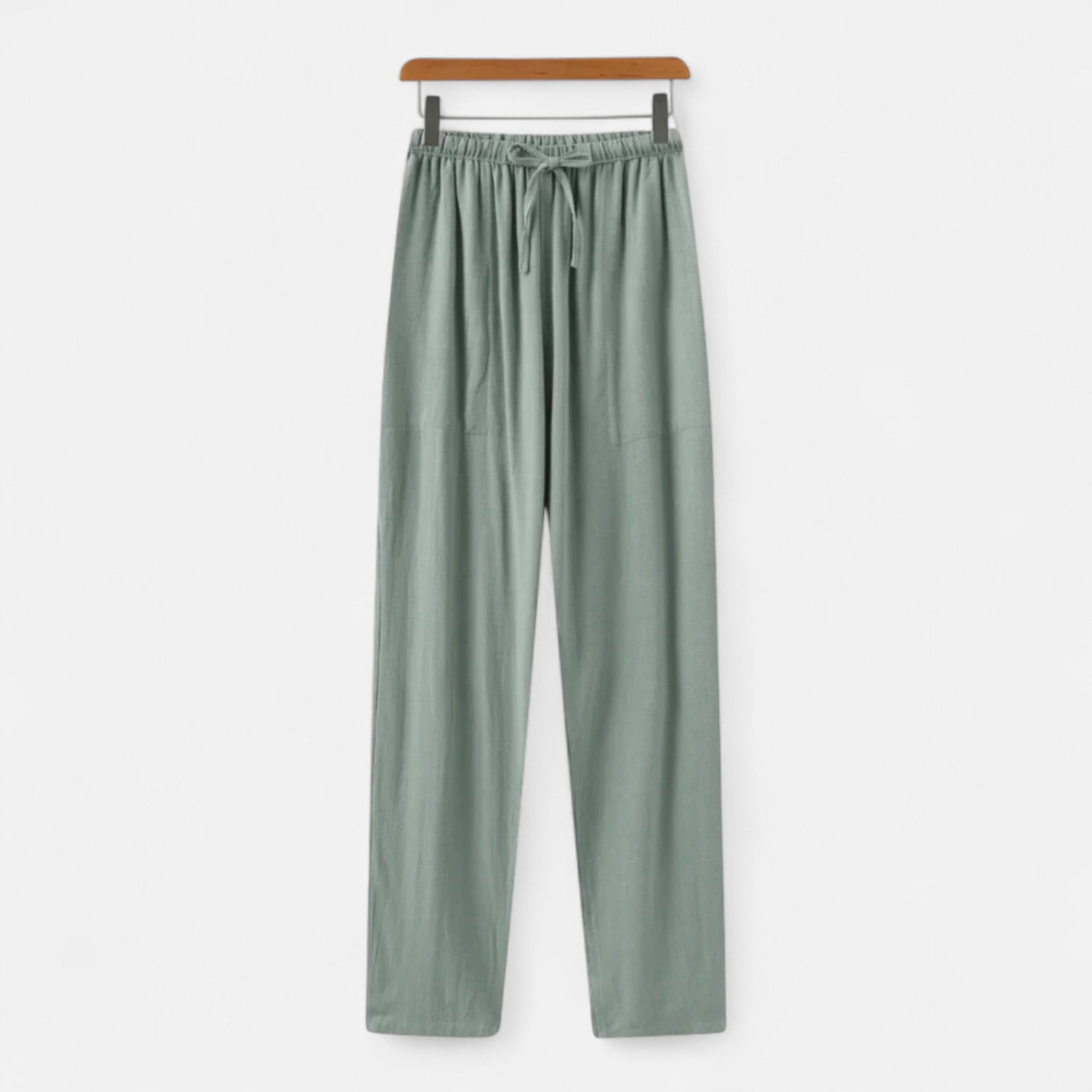 Veroux Mode | Men’s Slim Fit Linen Trousers – Streamlined Elegance, Cool Precision