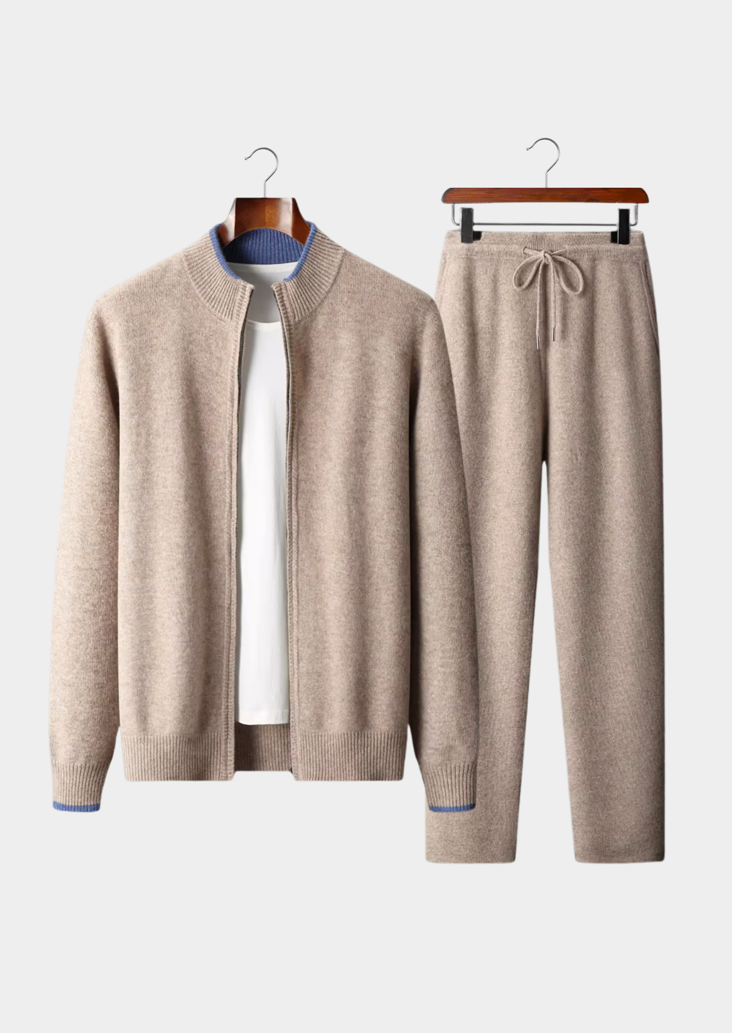 Veroux Mode | Men’s Pure Extra-Fine Merino Wool Tivro Set